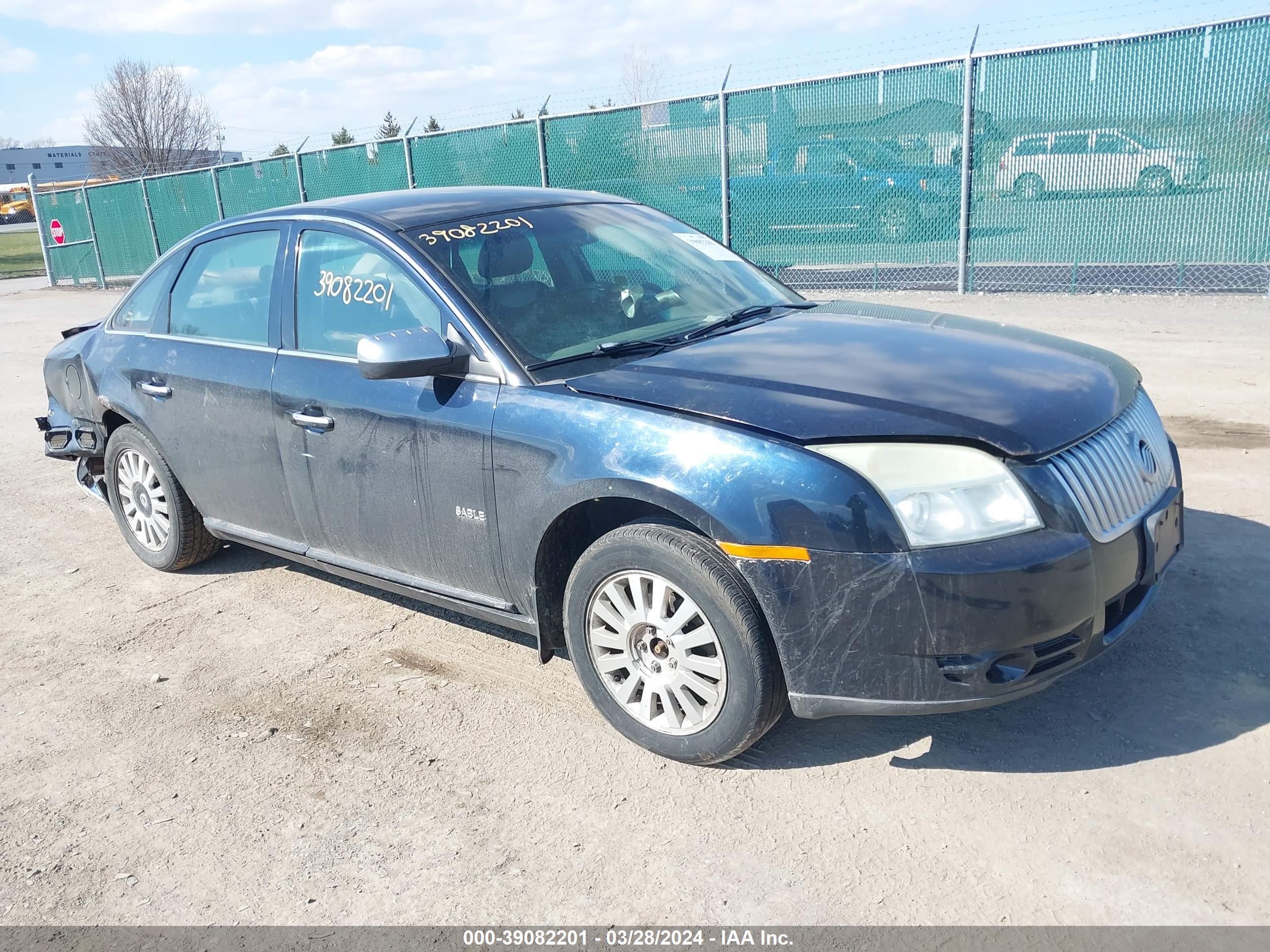 MERCURY SABLE 2008 1mehm40wx8g620570