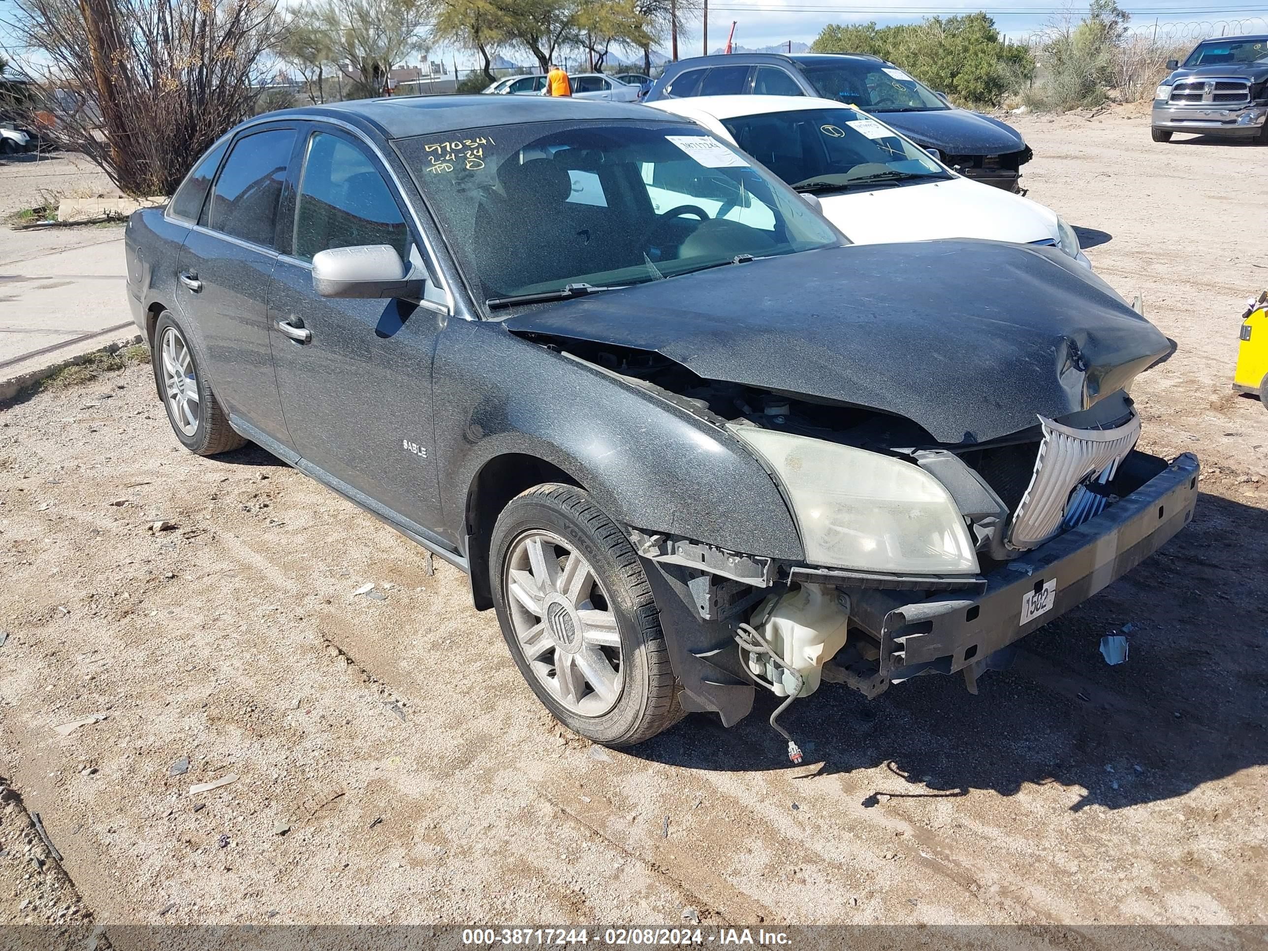 MERCURY SABLE 2008 1mehm42w08g602043