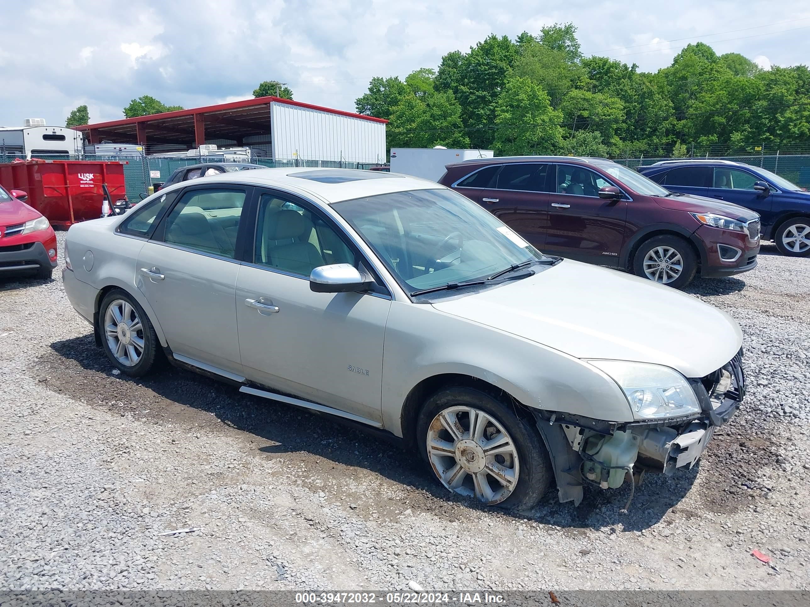 MERCURY SABLE 2008 1mehm42w28g612590