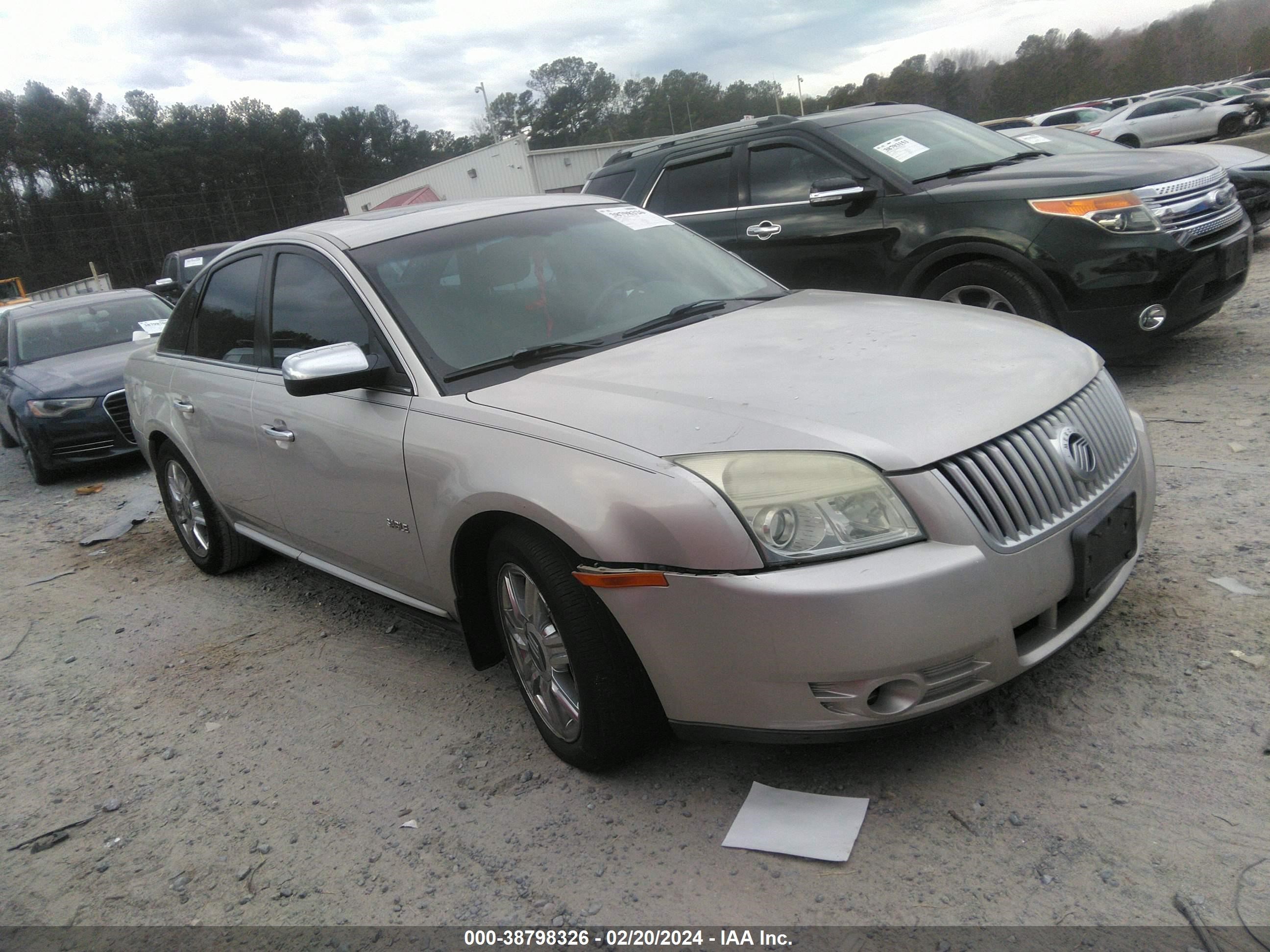 MERCURY SABLE 2008 1mehm42w58g623244