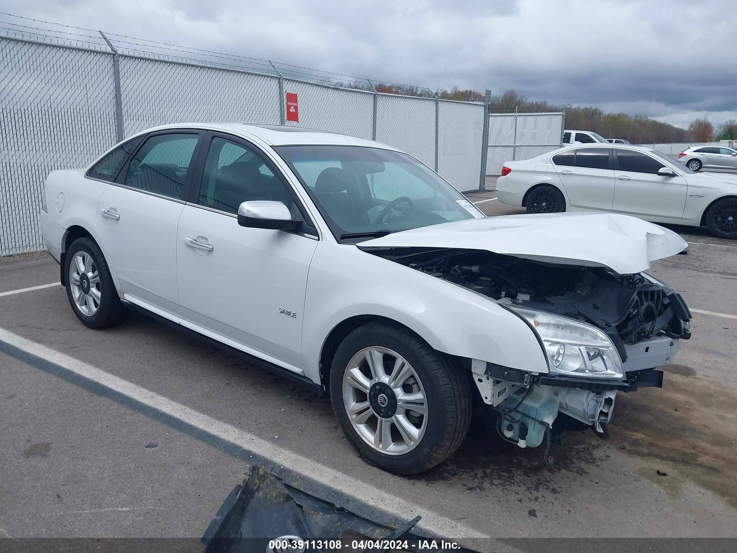 MERCURY SABLE 2008 1mehm42w78g607840