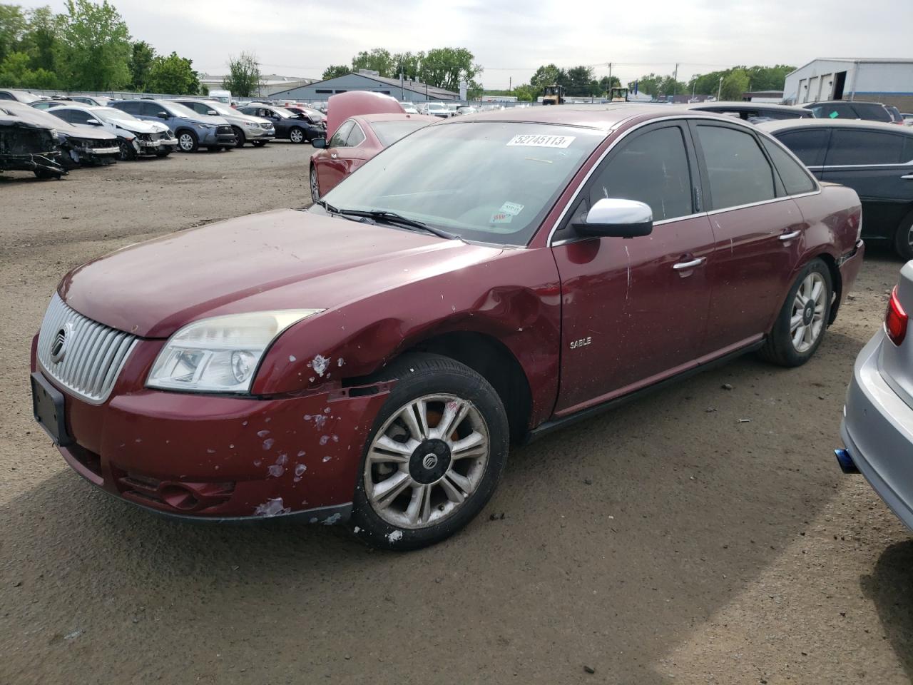 MERCURY SABLE 2008 1mehm42wx8g625846