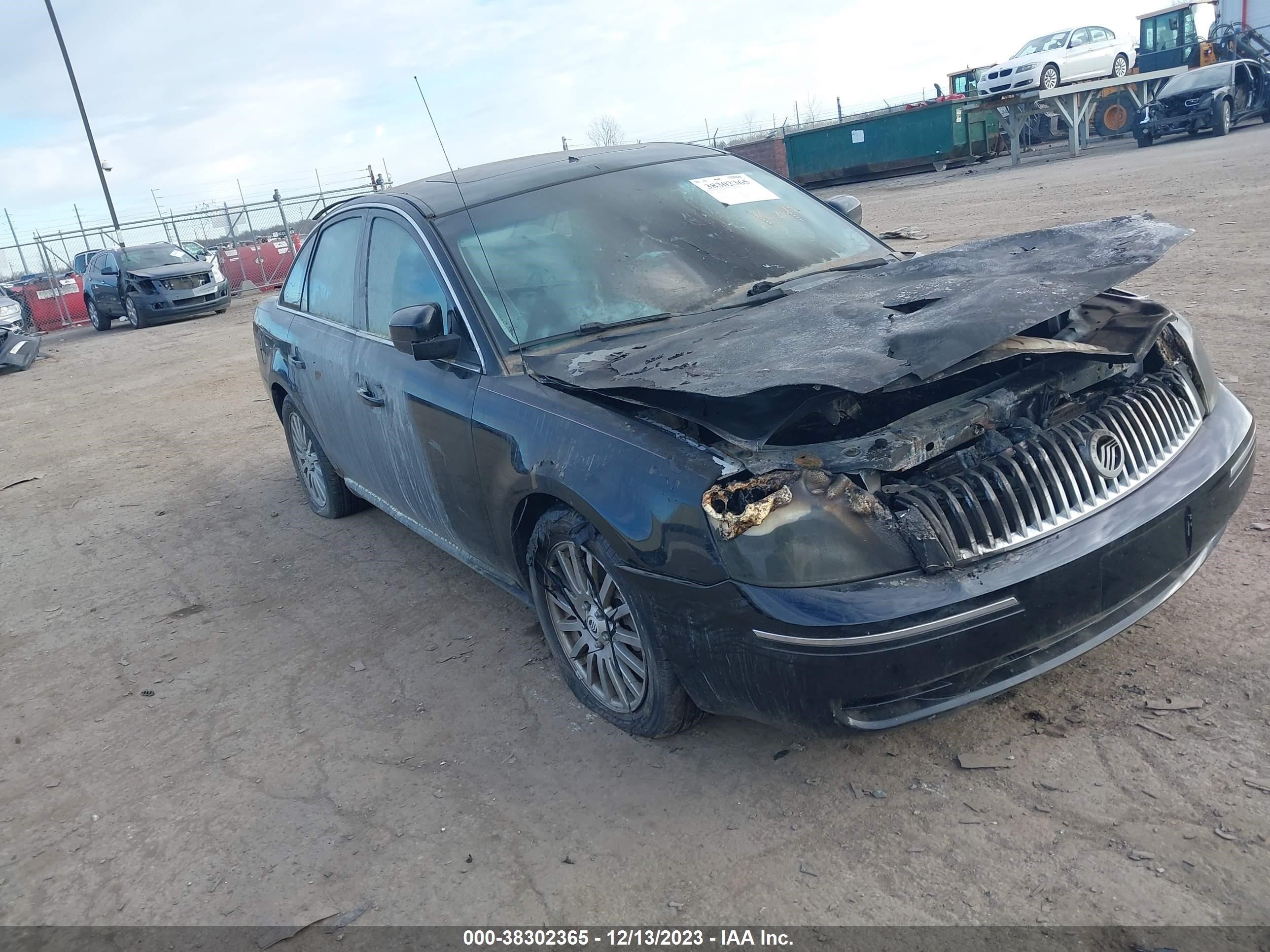 MERCURY MONTEGO 2007 1mehm43107g603775