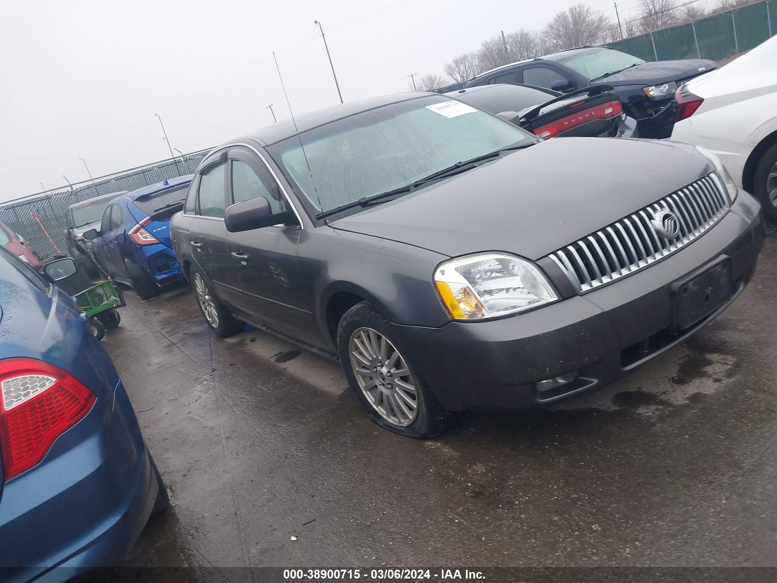 MERCURY MONTEGO 2005 1mehm43125g605640