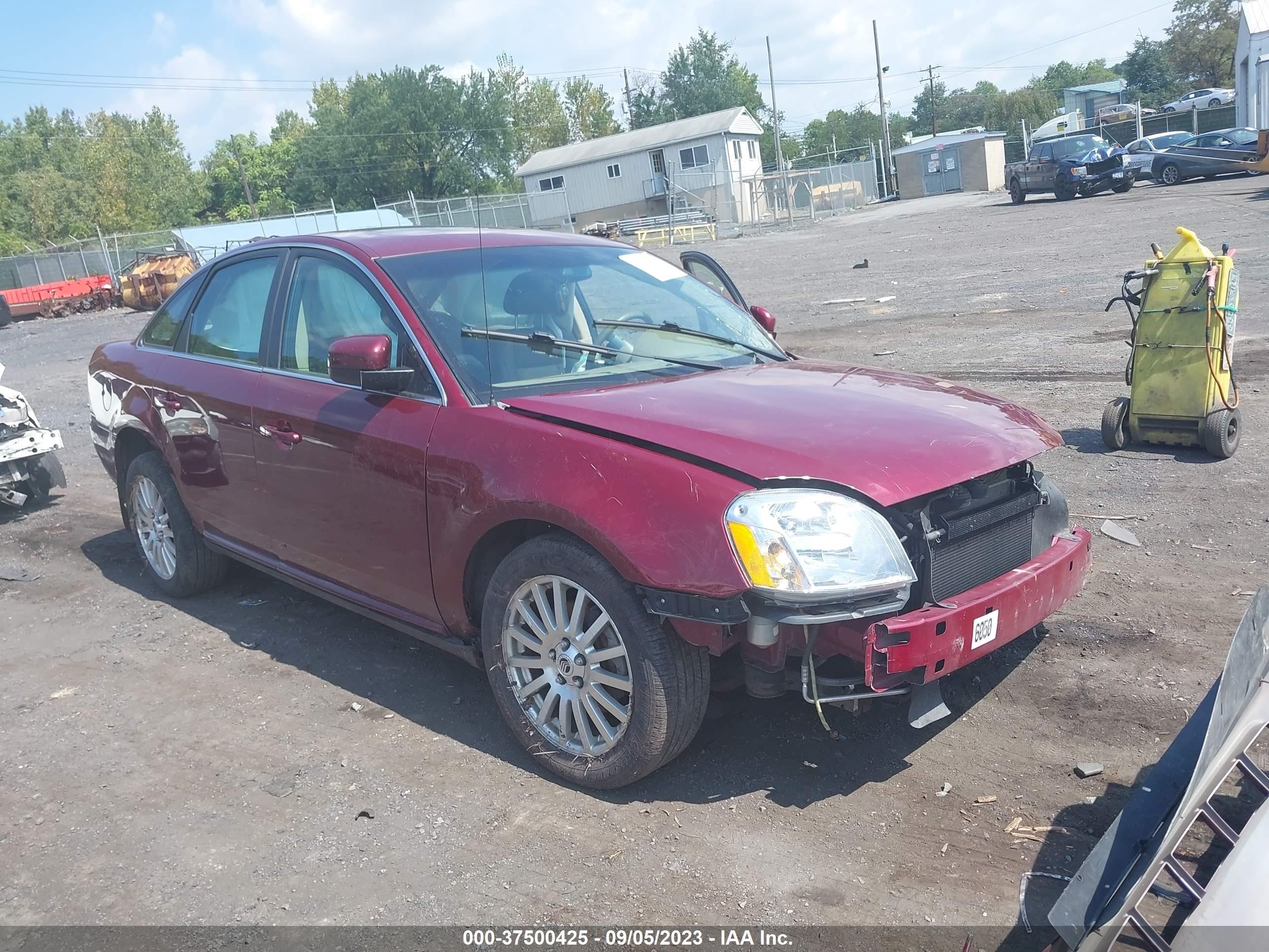 MERCURY MONTEGO 2007 1mehm43177g606298