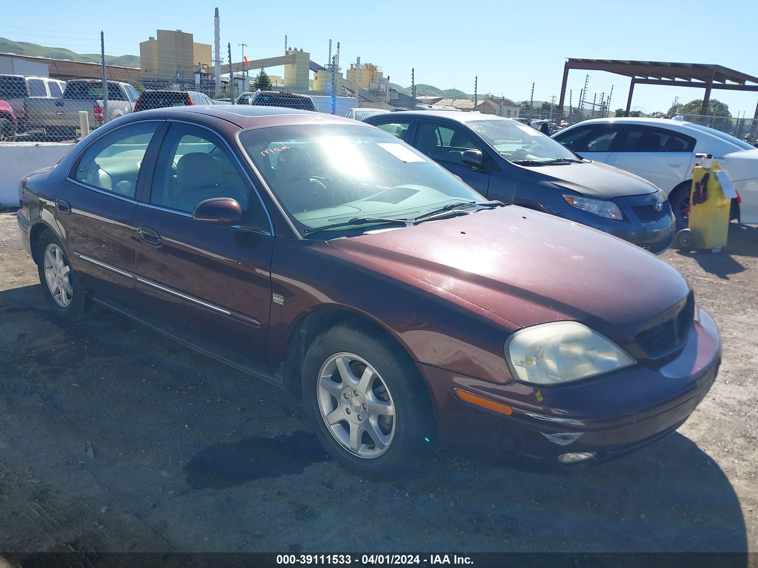 MERCURY SABLE 2001 1mehm55s71g619135