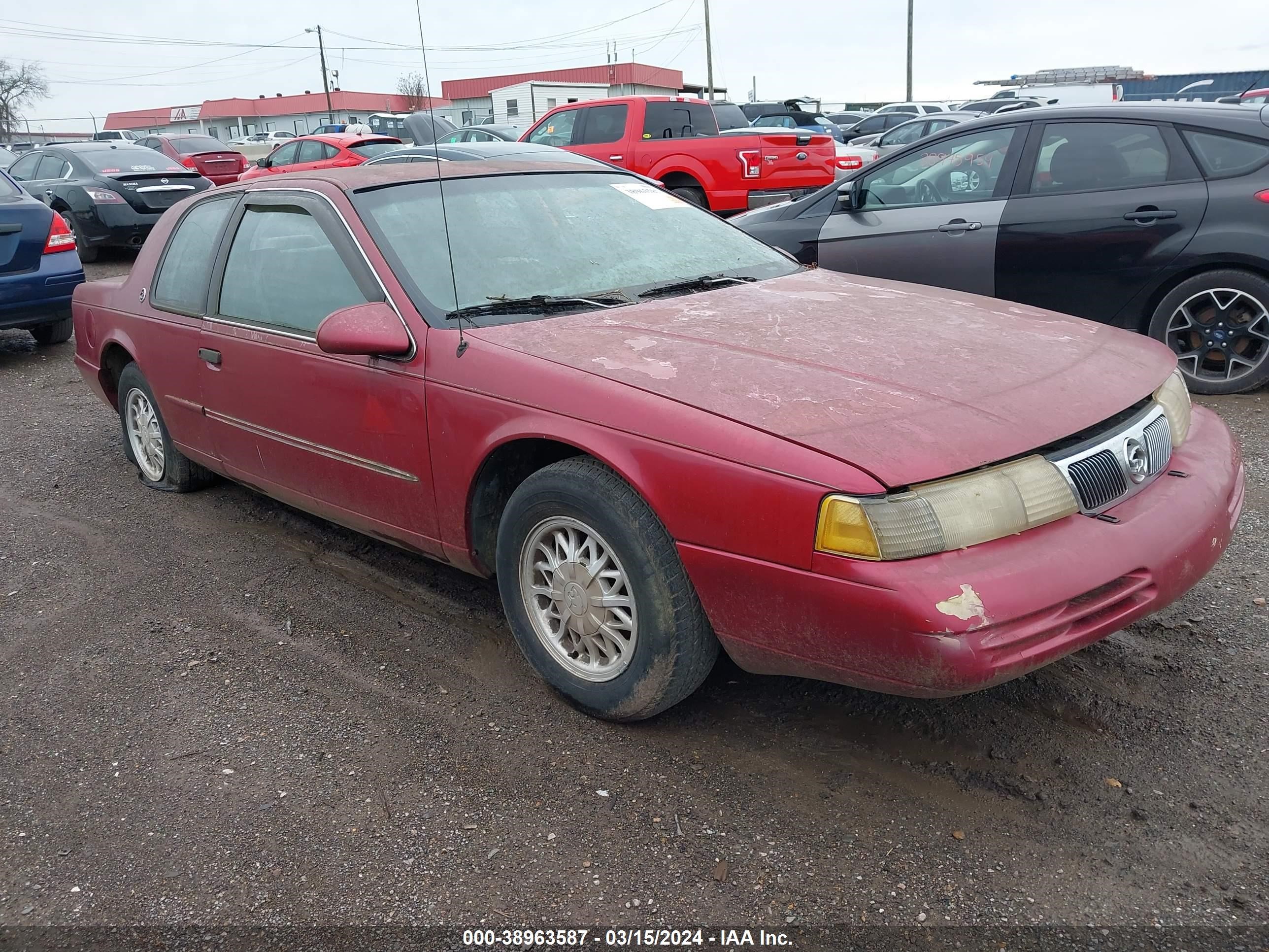 MERCURY COUGAR 1994 1melm6243rh614977