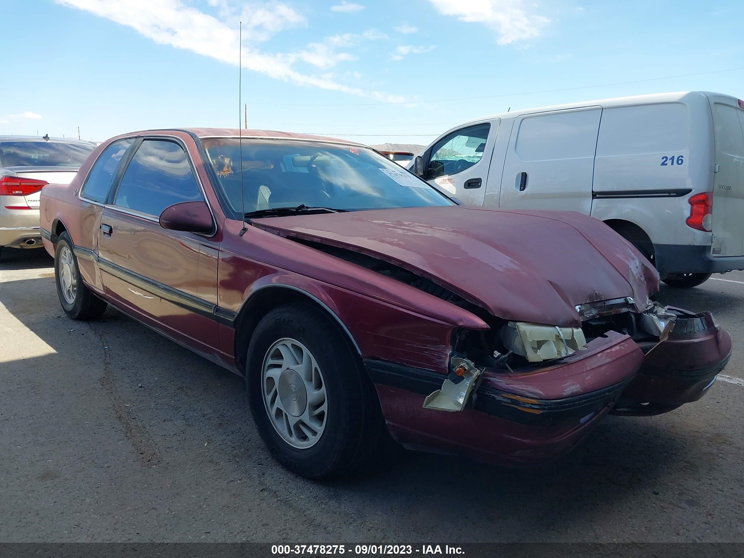 MERCURY COUGAR 1989 1mepm6042kh607108