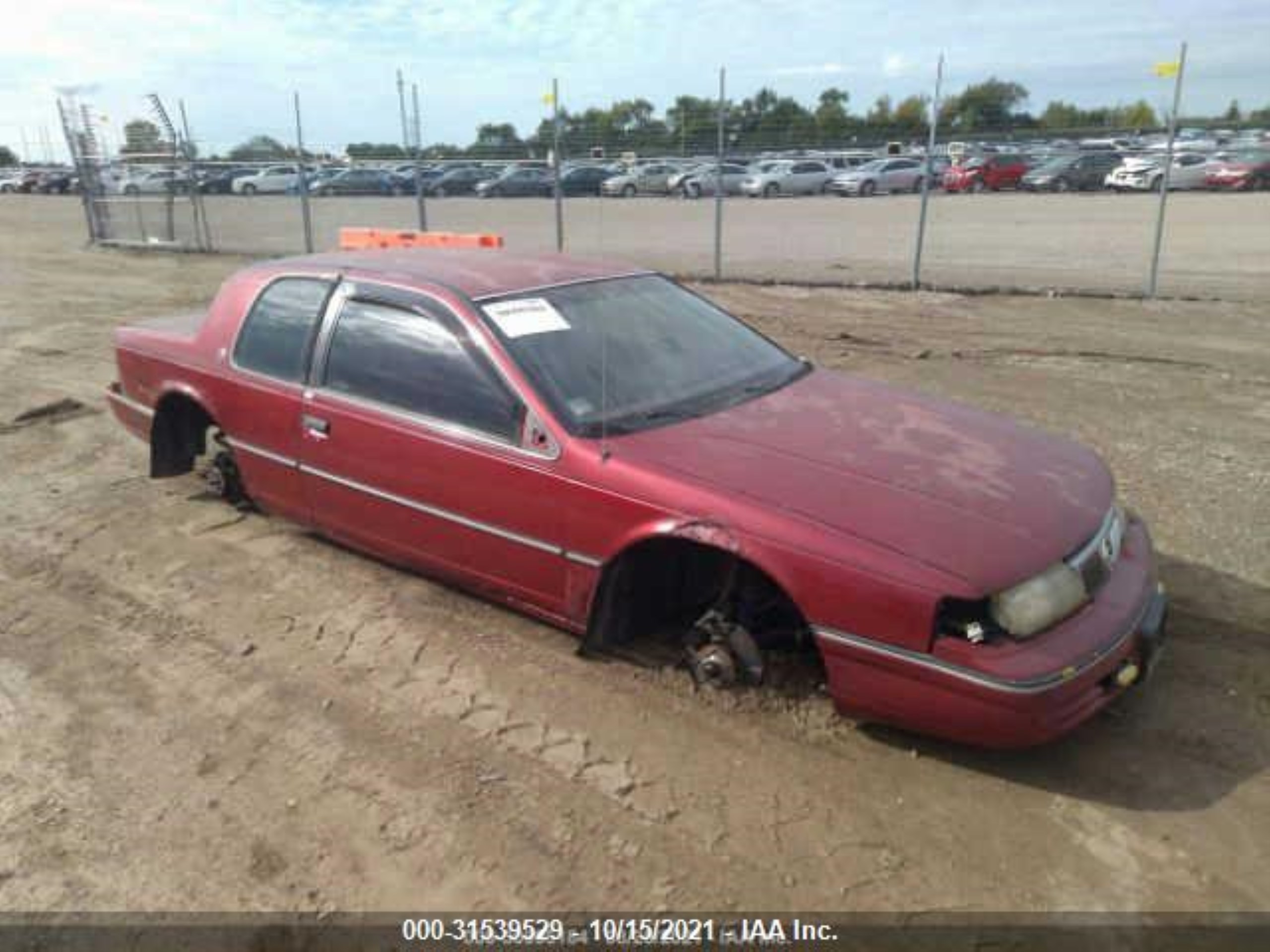 MERCURY COUGAR 1991 1mepm6045mh644091