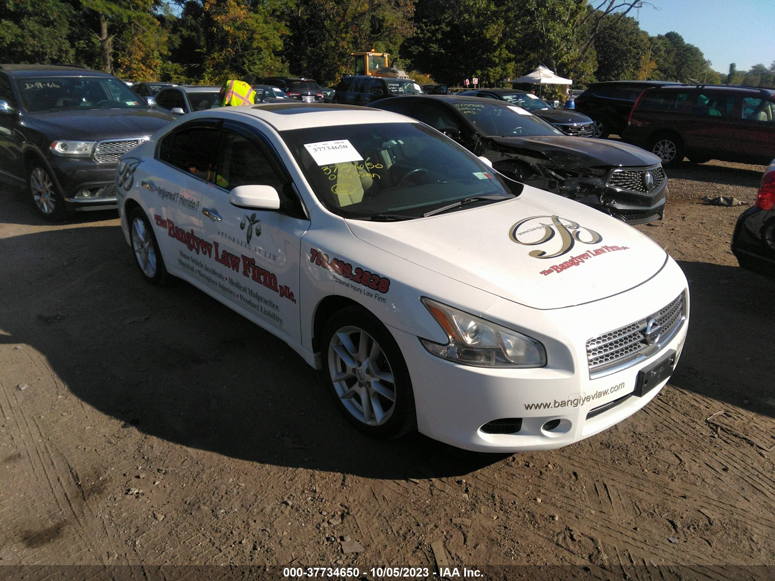 NISSAN MAXIMA 2009 1n4aa51e59c843251