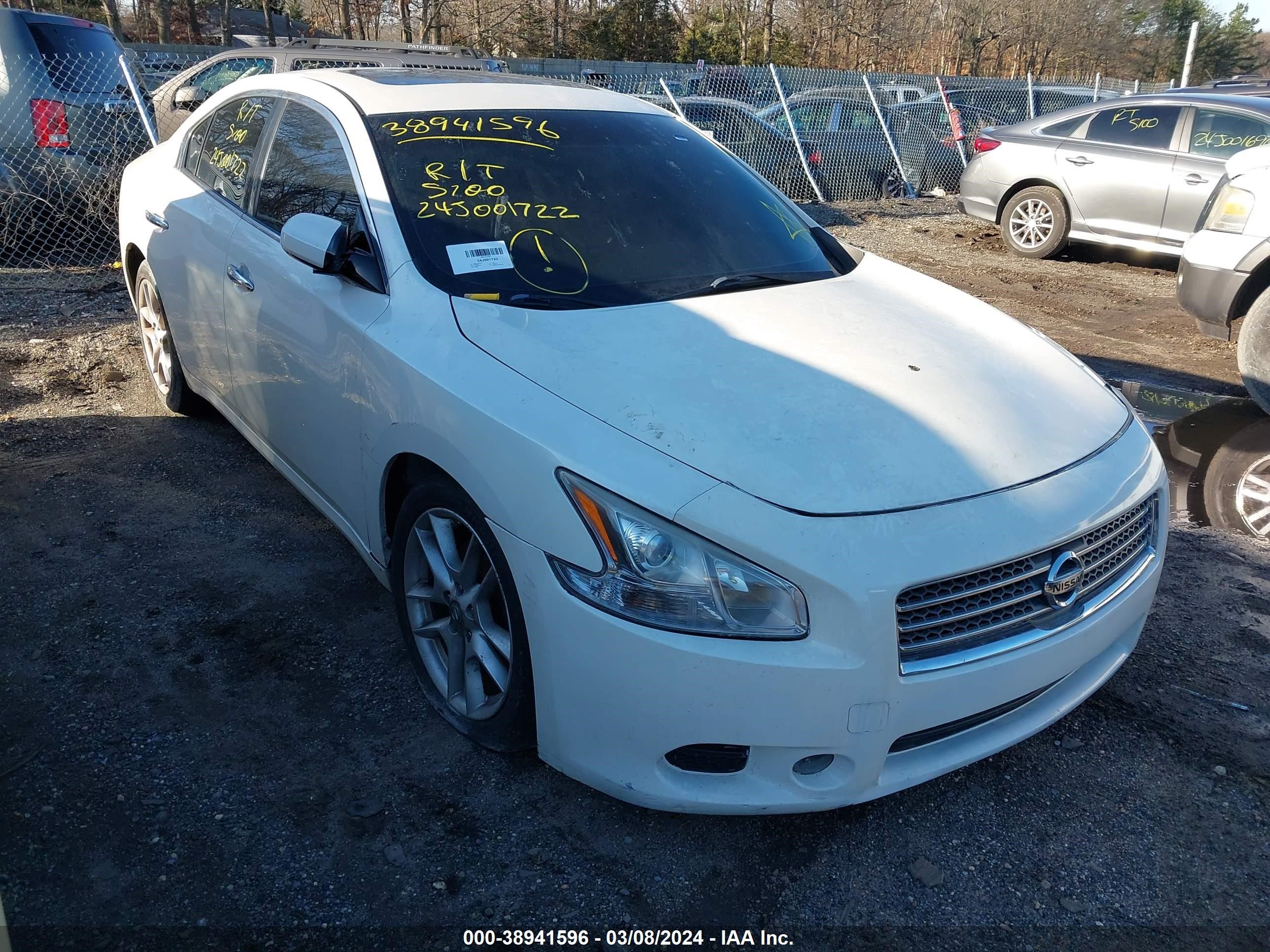 NISSAN MAXIMA 2009 1n4aa51e69c823204