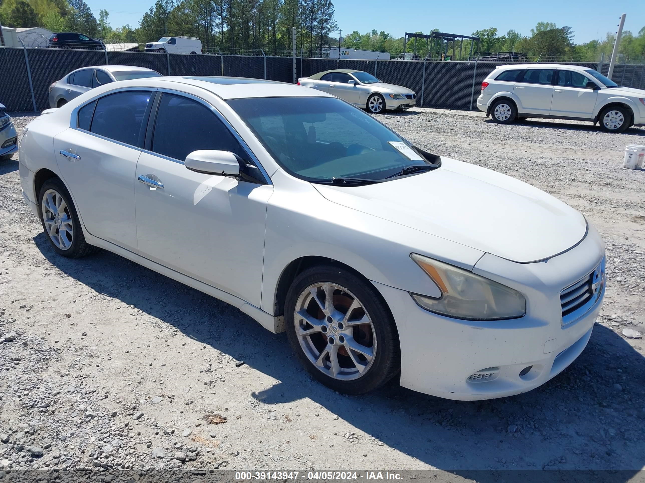 NISSAN MAXIMA 2012 1n4aa5ap1cc843322