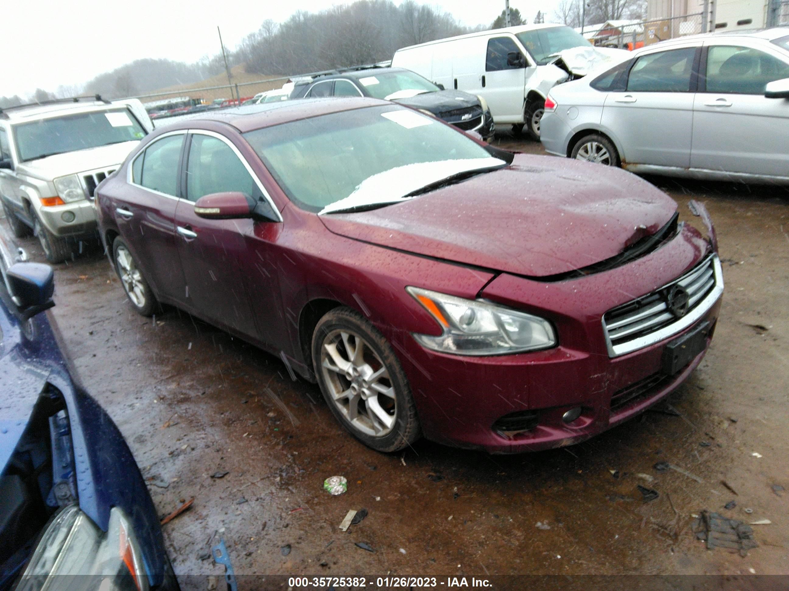 NISSAN MAXIMA 2012 1n4aa5ap5cc842948