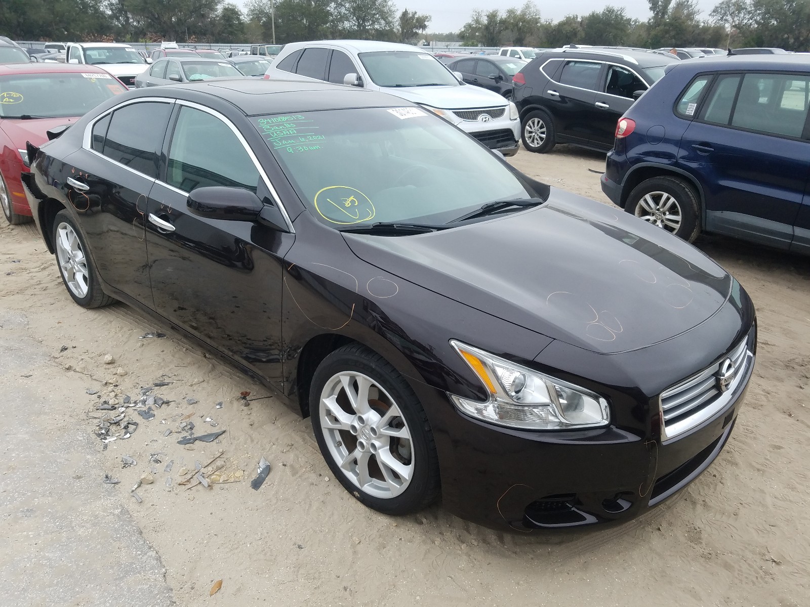 NISSAN MAXIMA S 2014 1n4aa5ap7ec455062