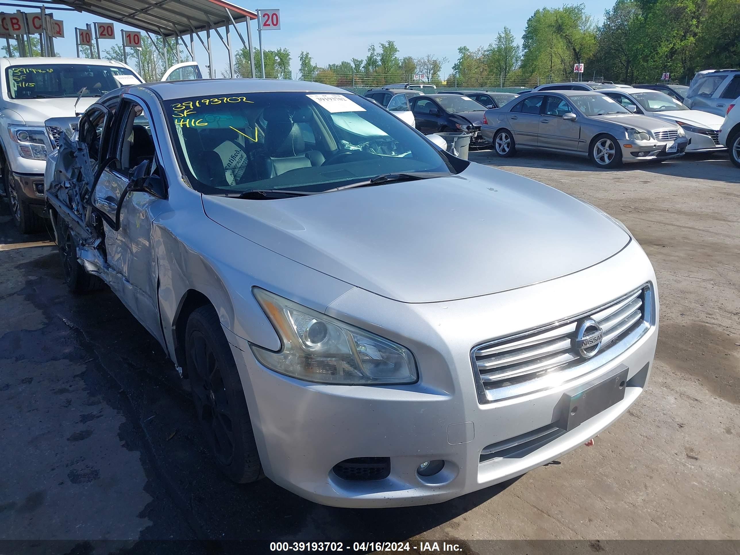 NISSAN MAXIMA 2012 1n4aa5ap8cc804176