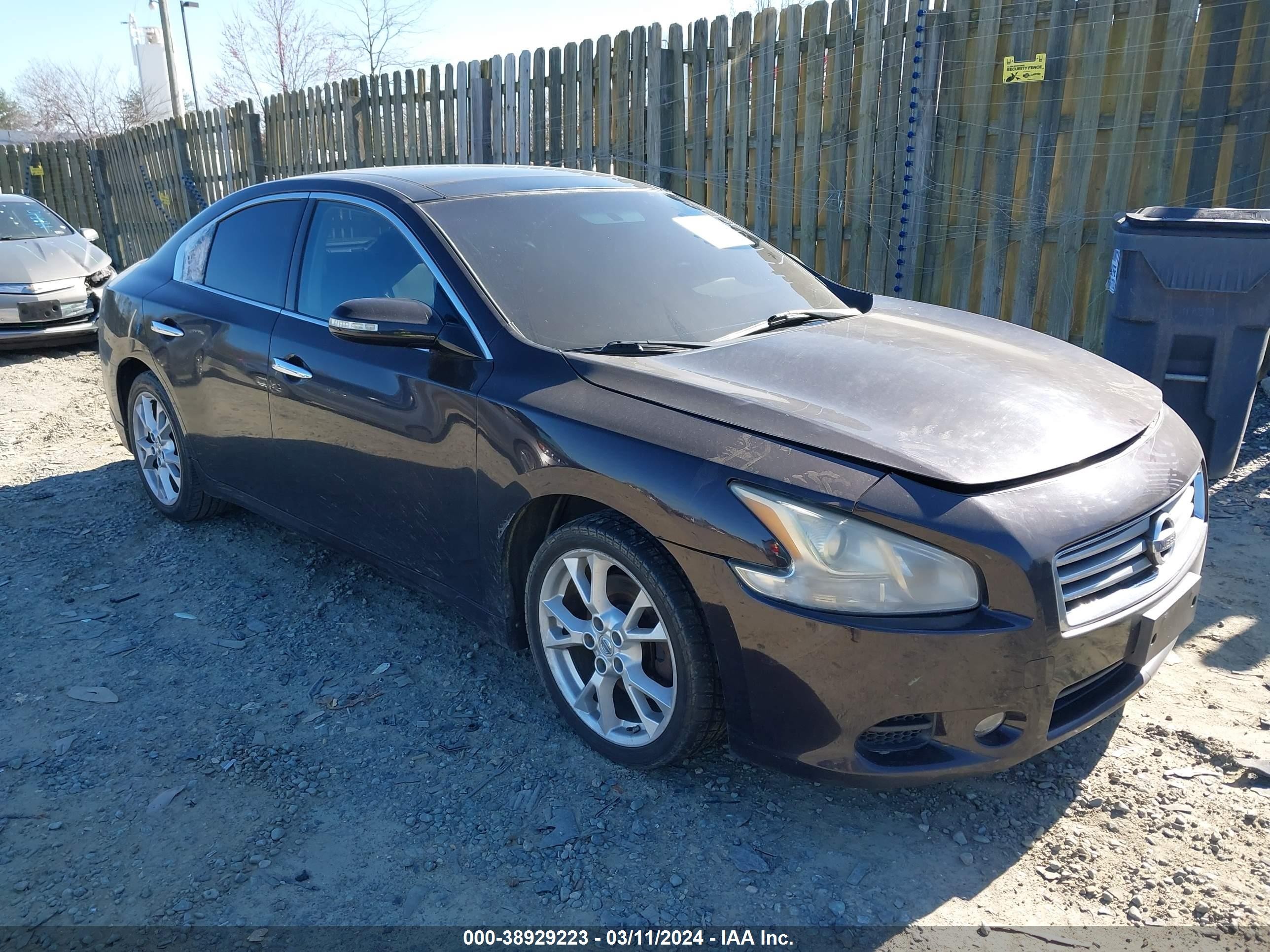 NISSAN MAXIMA 2012 1n4aa5ap8cc824038