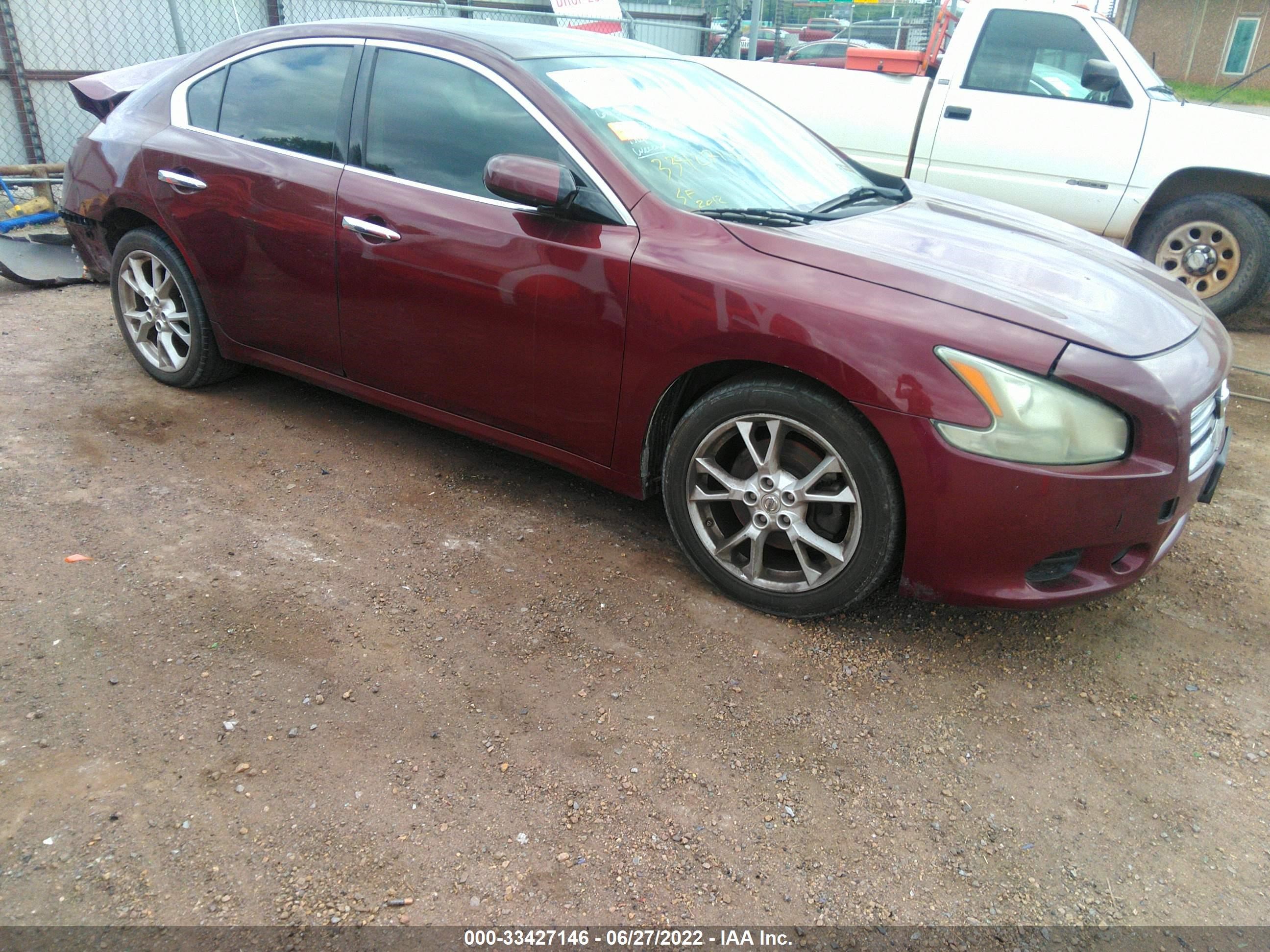 NISSAN MAXIMA 2012 1n4aa5ap9cc806034