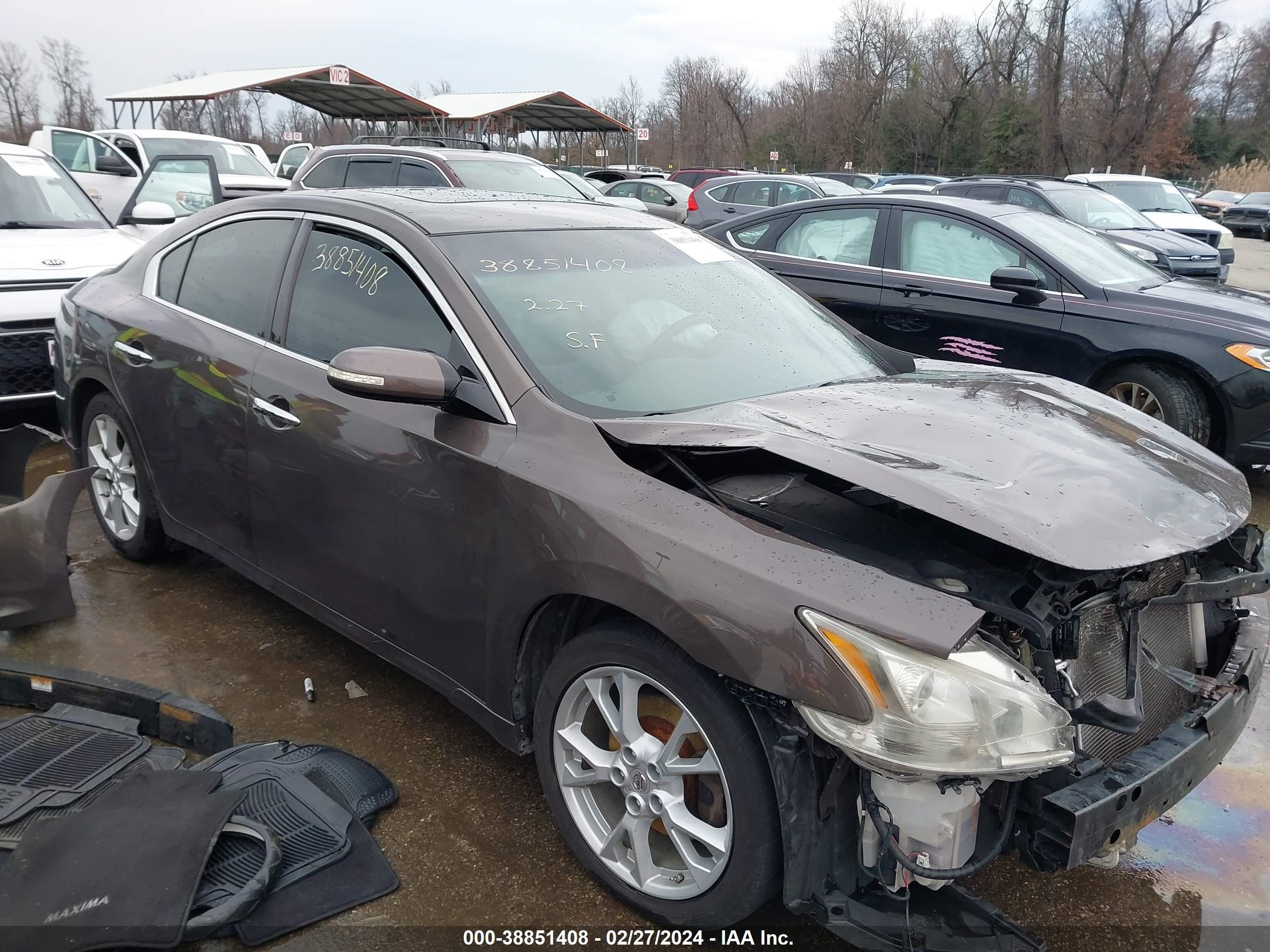 NISSAN MAXIMA 2013 1n4aa5ap9dc818024