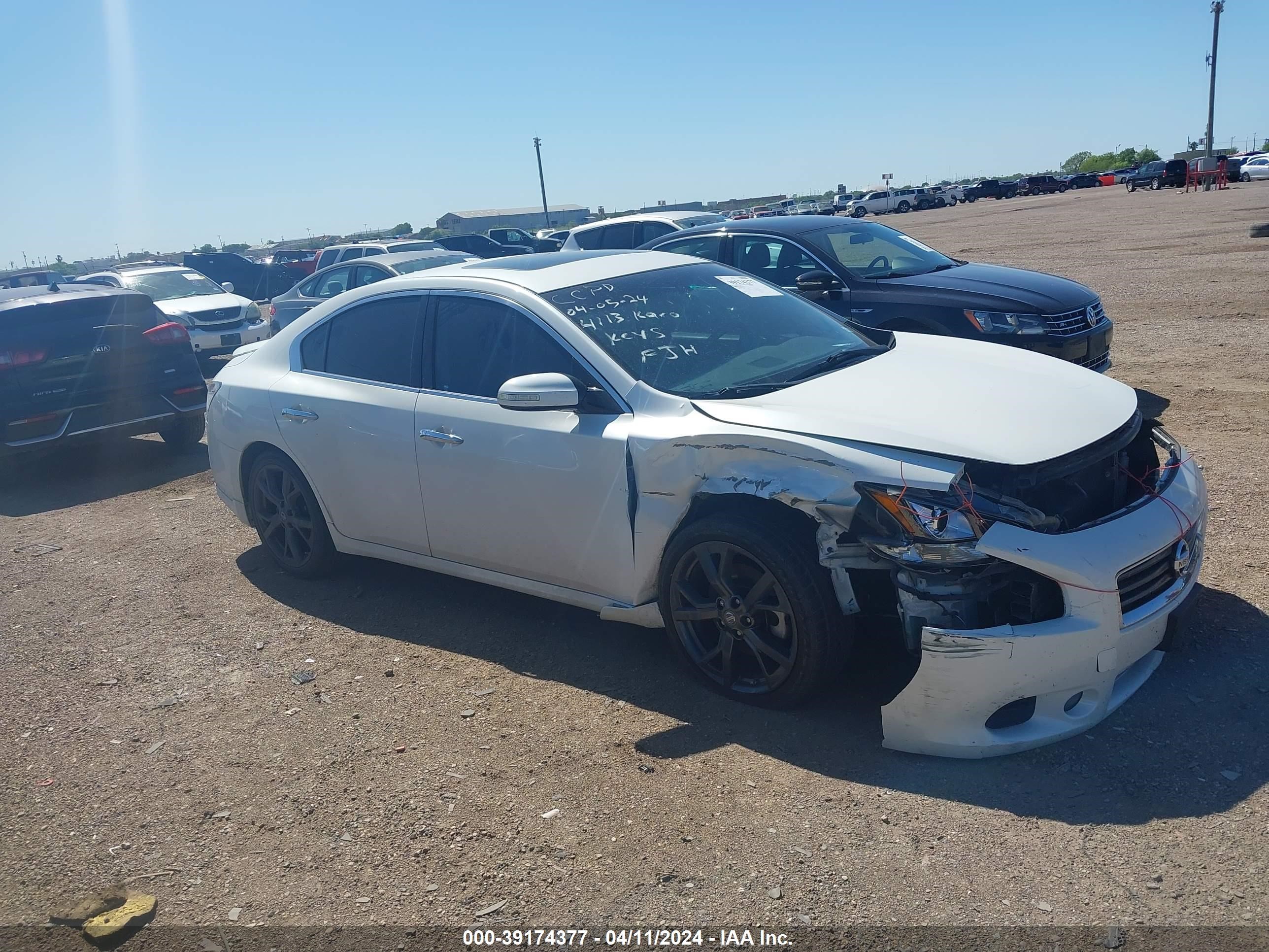 NISSAN MAXIMA 2014 1n4aa5ap9ec466516