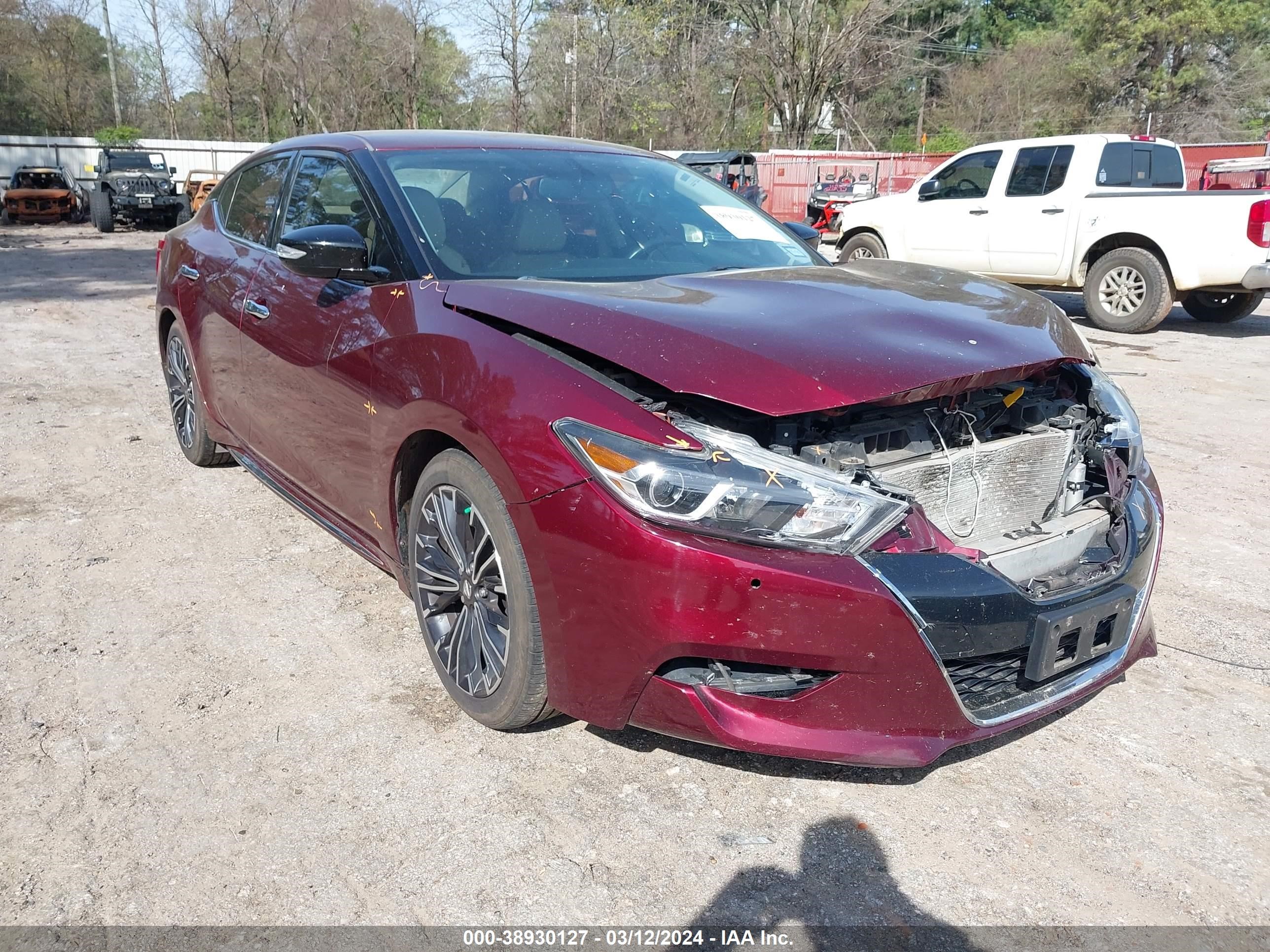 NISSAN MAXIMA 2017 1n4aa6ap1hc423105