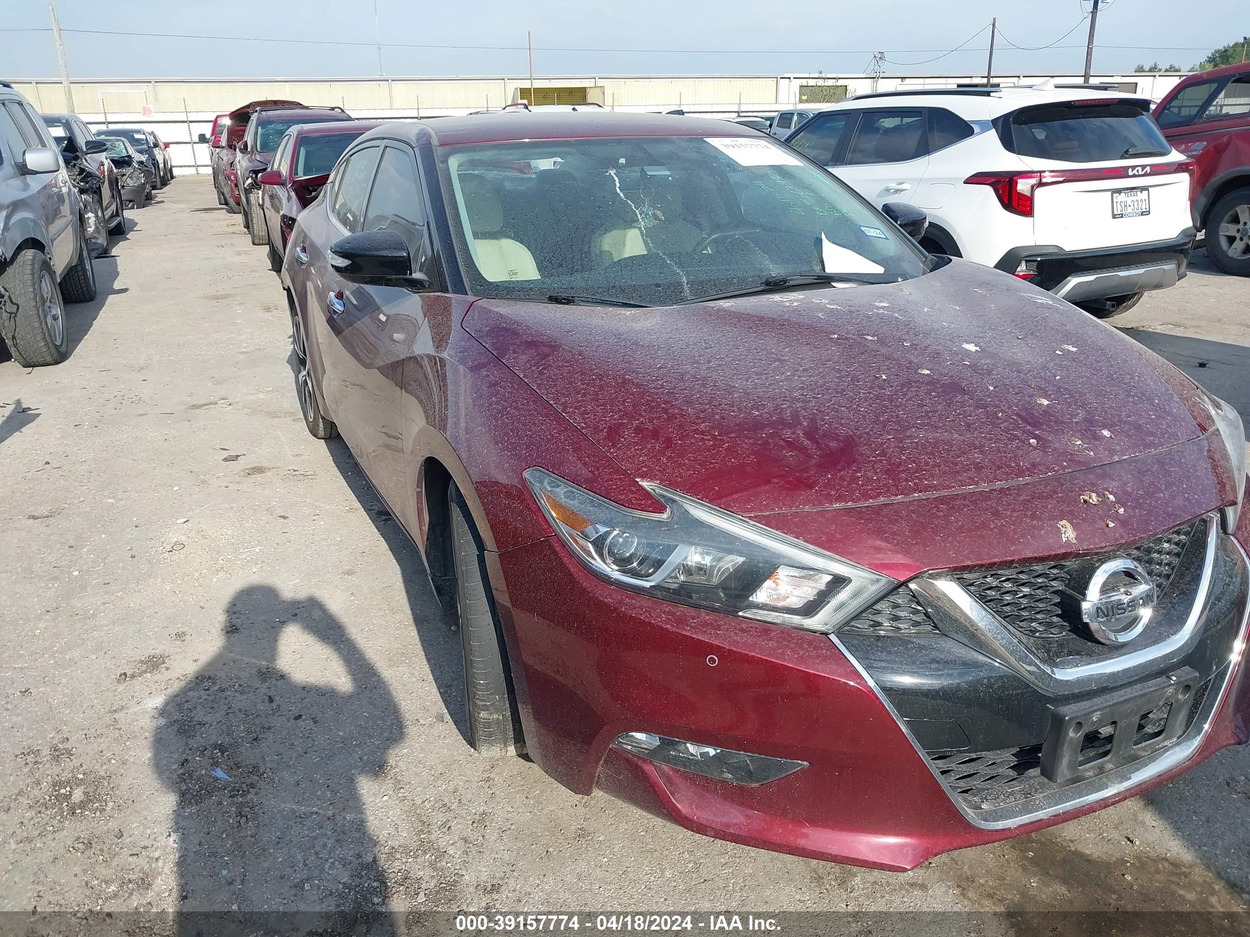 NISSAN MAXIMA 2018 1n4aa6ap2jc396115