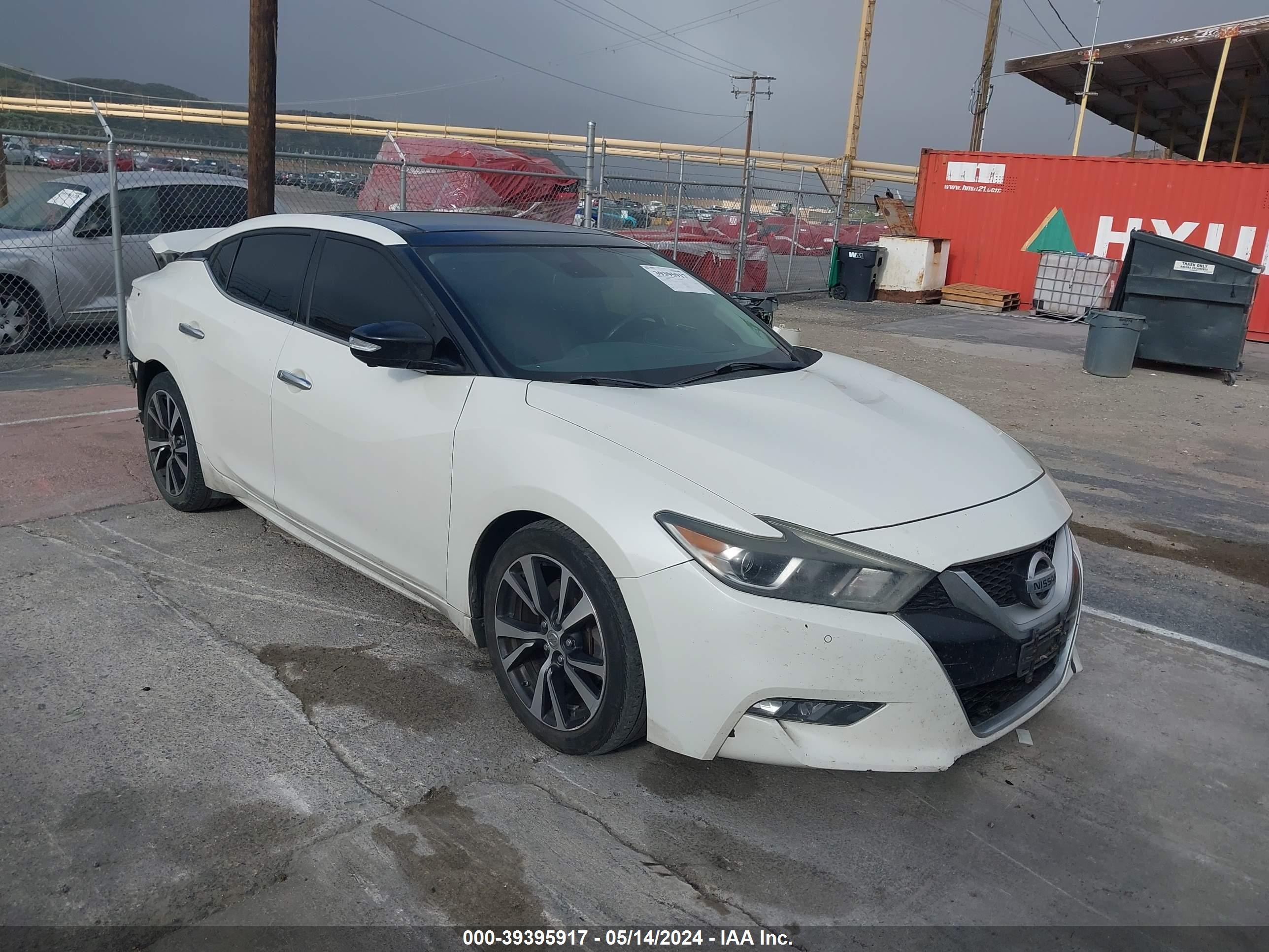 NISSAN MAXIMA 2016 1n4aa6ap3gc375833