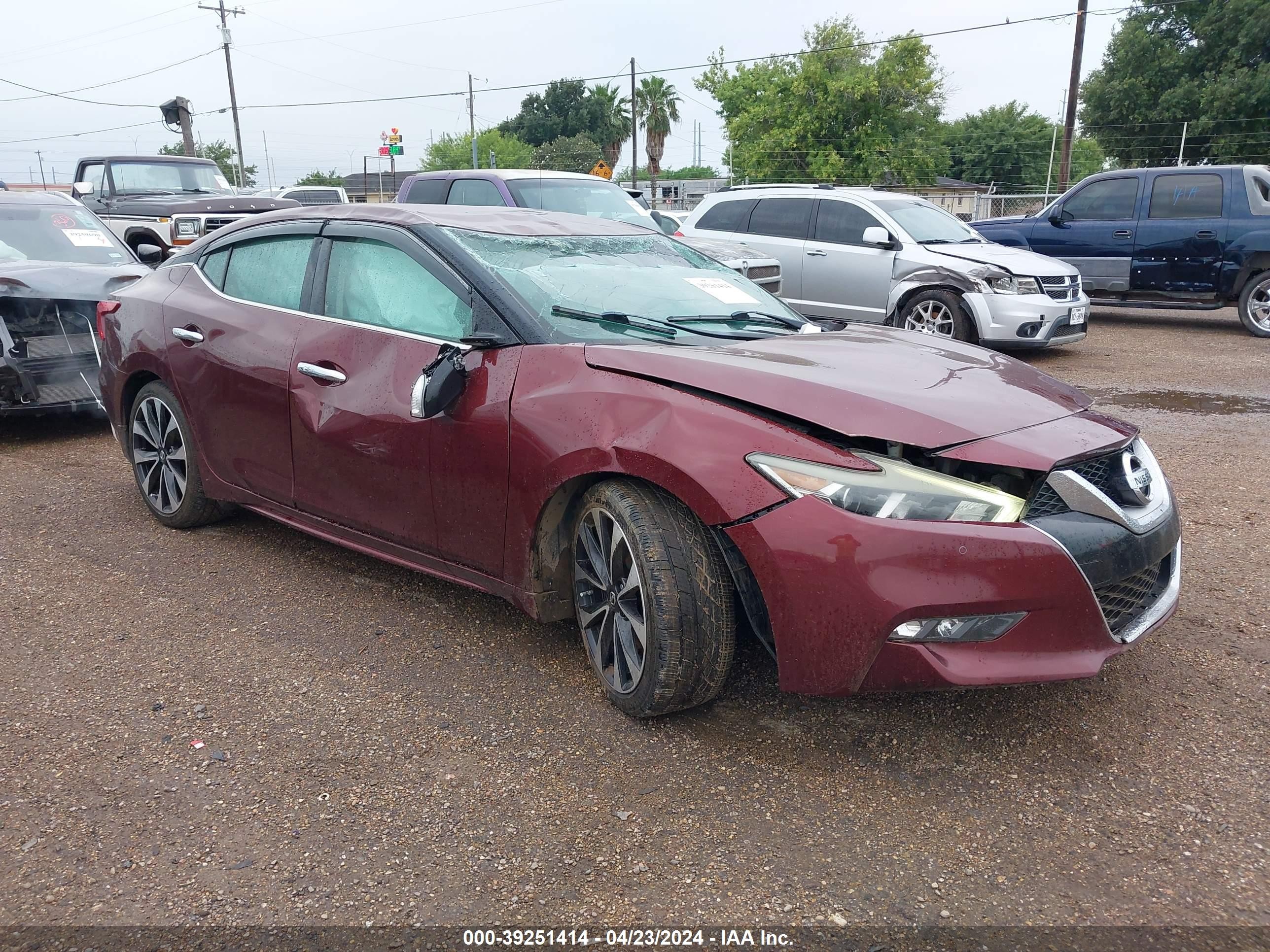 NISSAN MAXIMA 2016 1n4aa6ap3gc410466