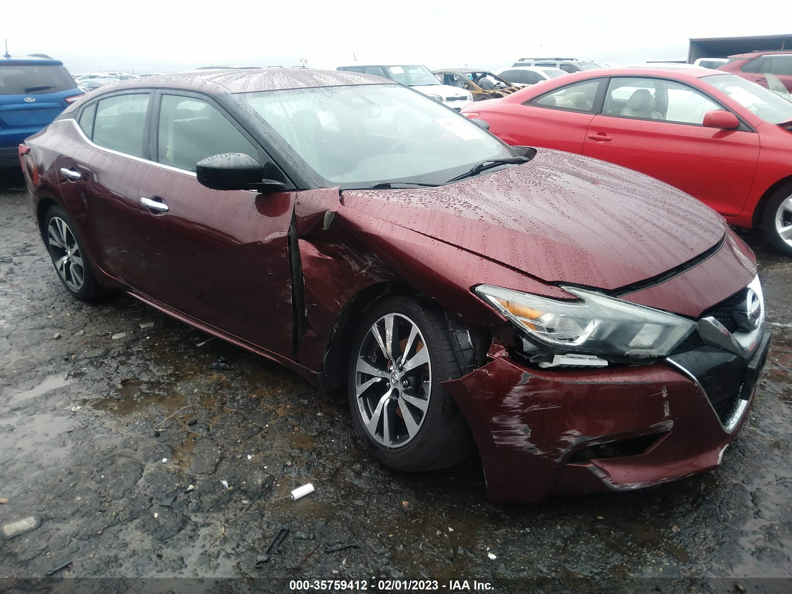 NISSAN MAXIMA 2016 1n4aa6ap4gc403459