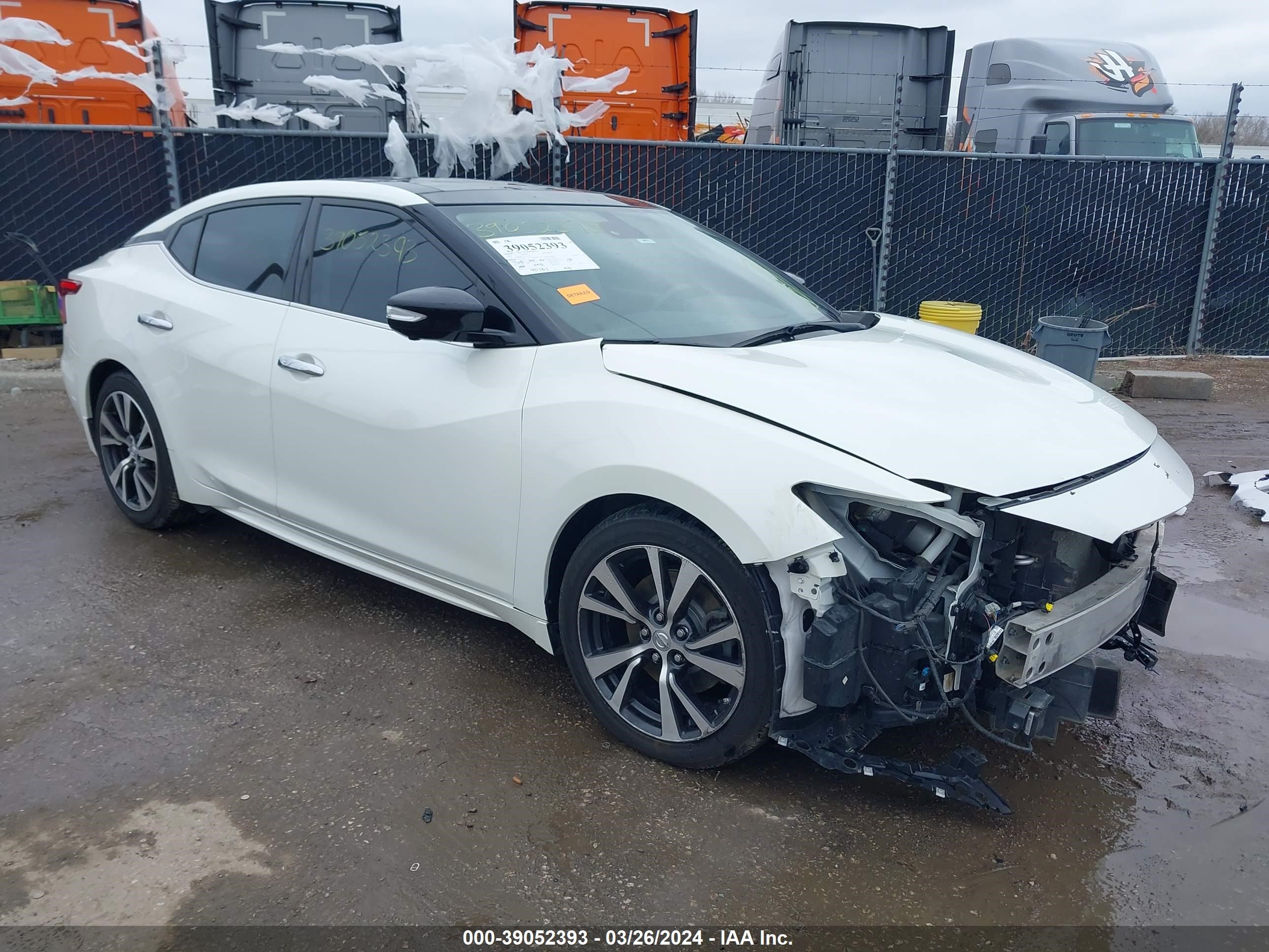 NISSAN MAXIMA 2016 1n4aa6ap4gc419323