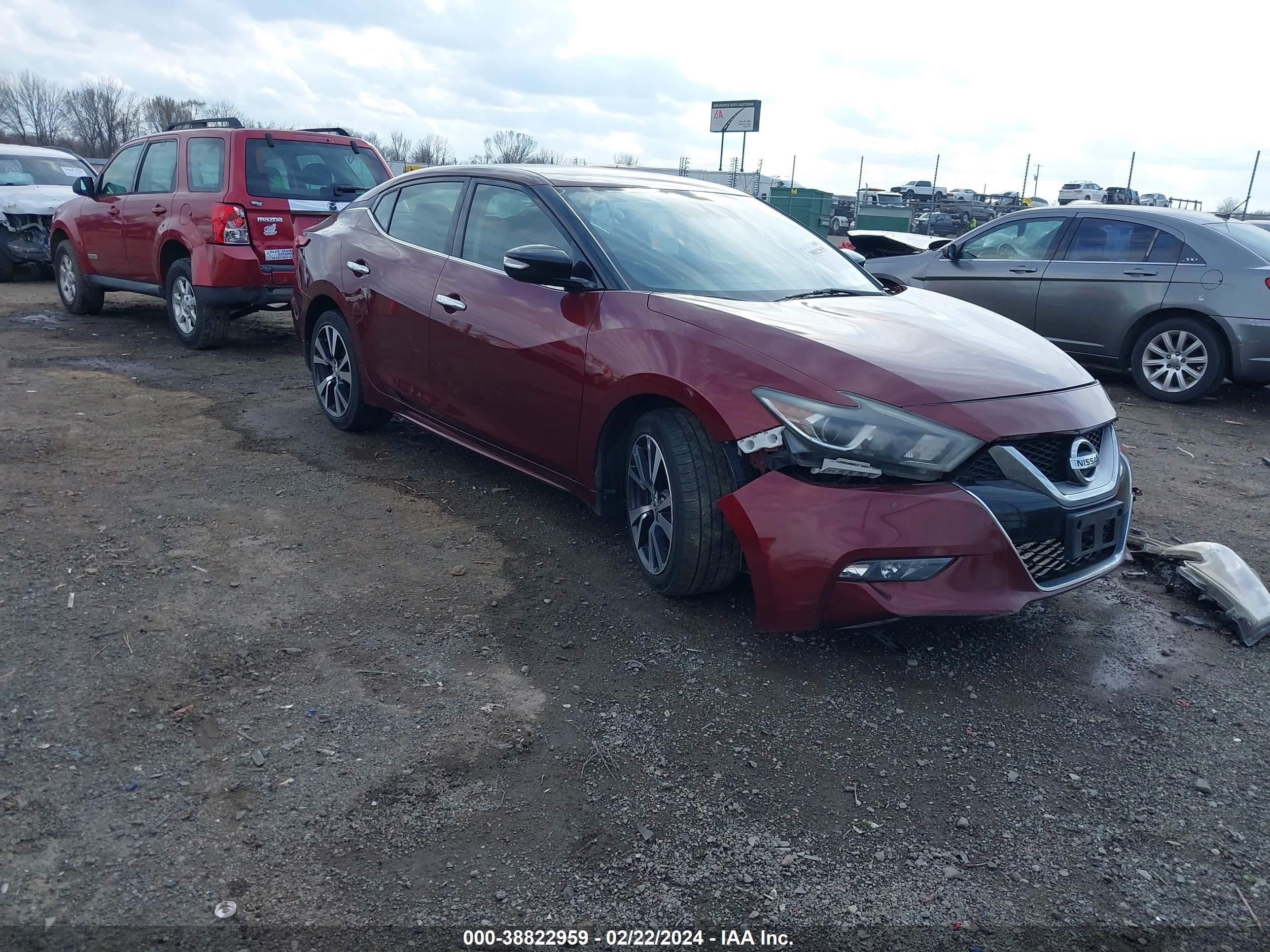 NISSAN MAXIMA 2016 1n4aa6ap4gc433352