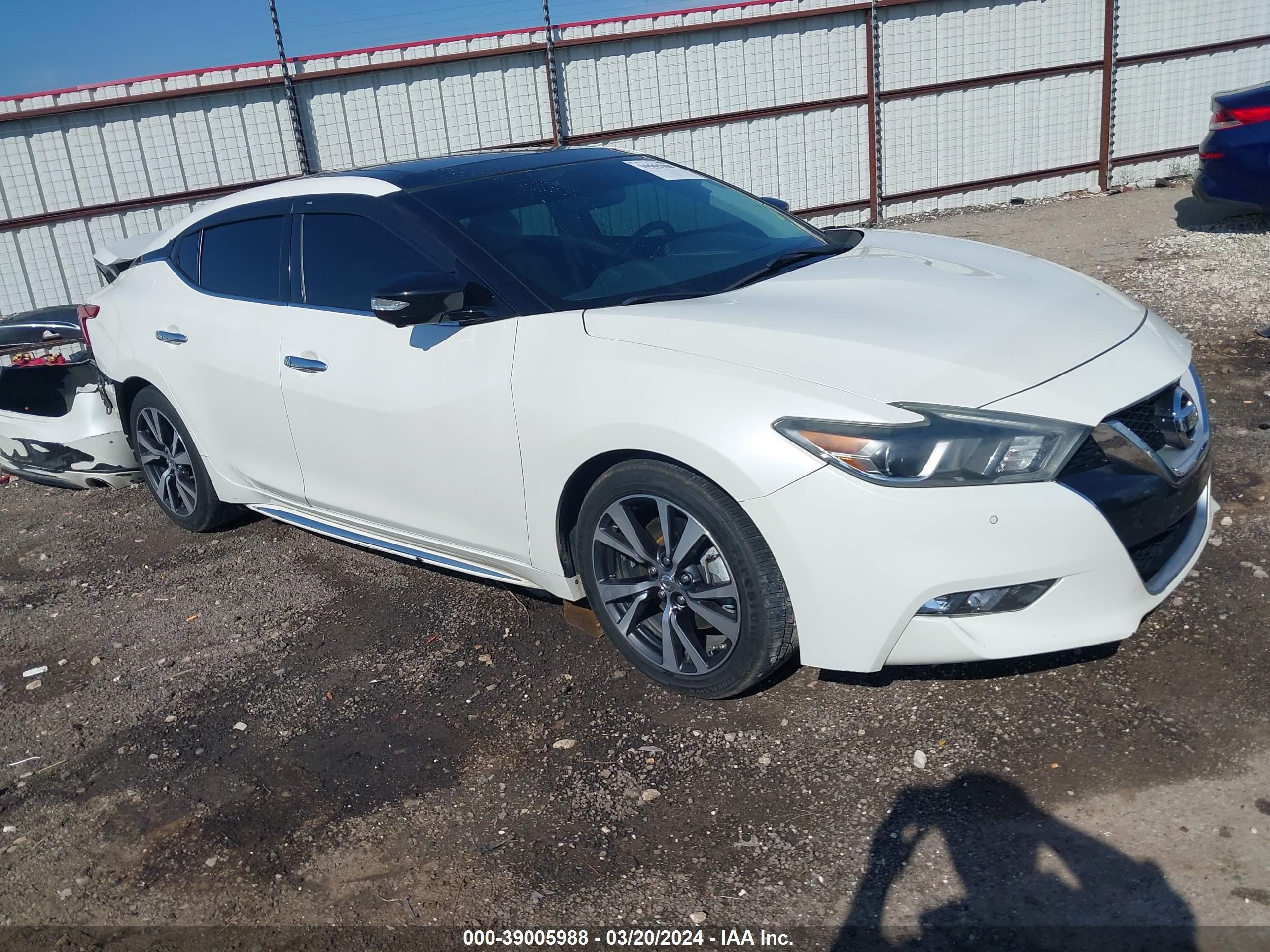 NISSAN MAXIMA 2016 1n4aa6ap6gc397292