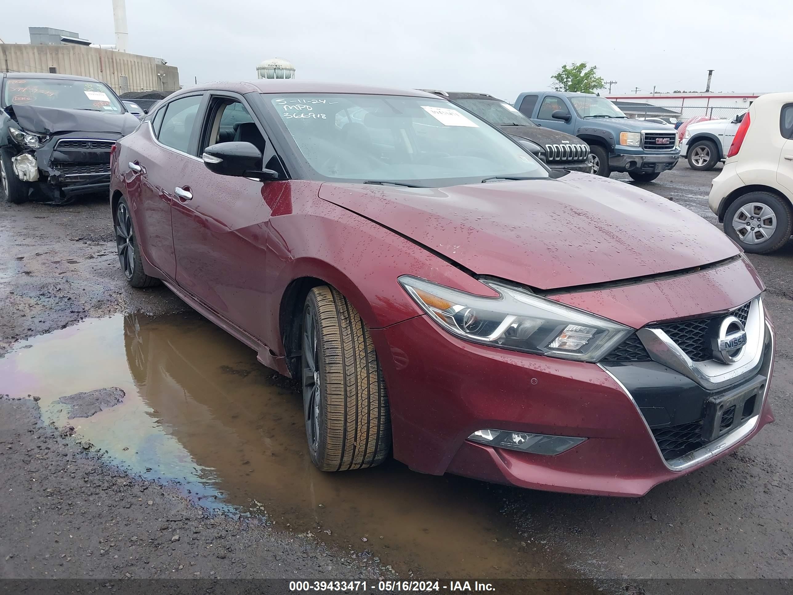 NISSAN MAXIMA 2017 1n4aa6ap8hc366918