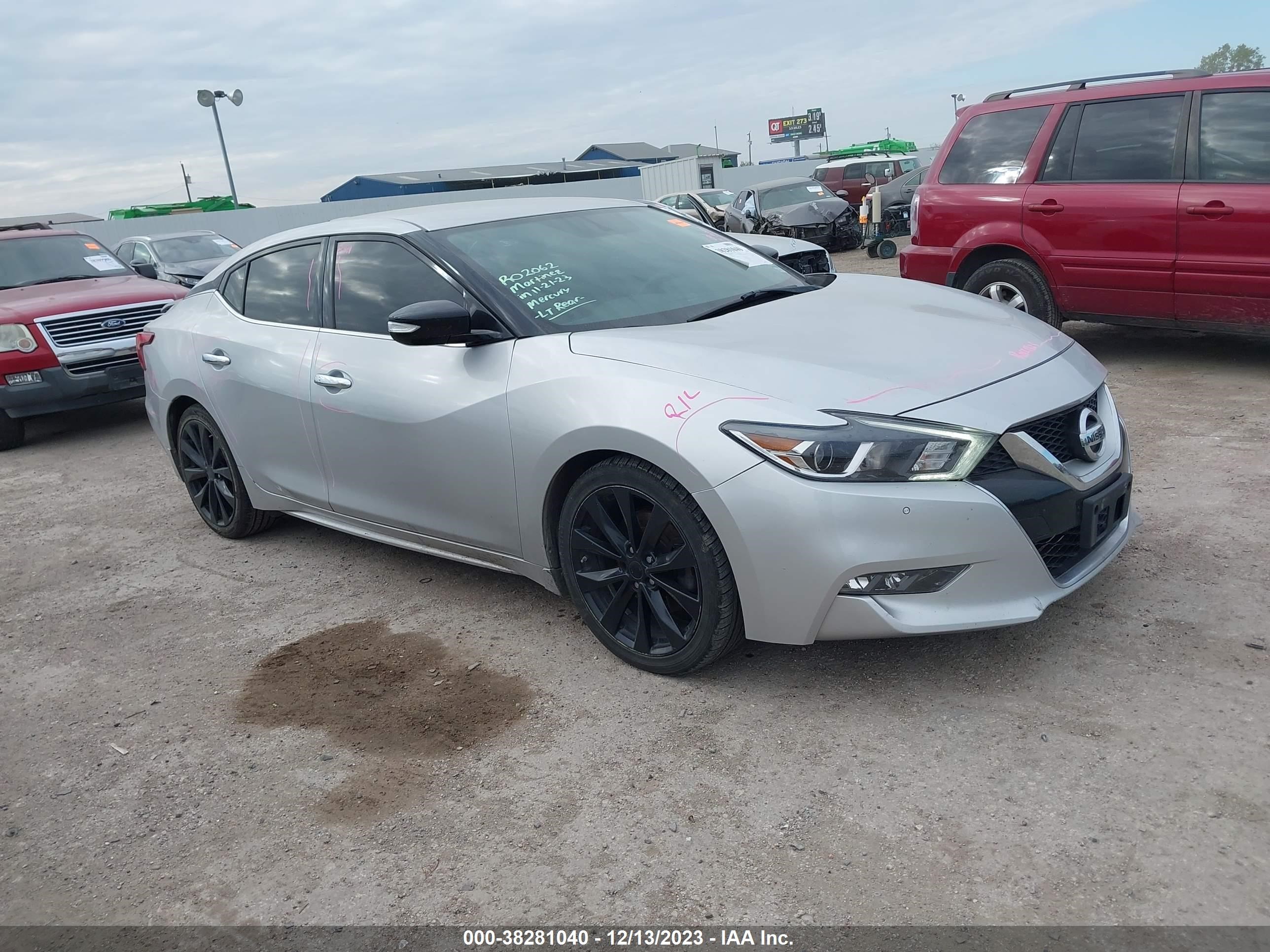 NISSAN MAXIMA 2017 1n4aa6ap8hc367051