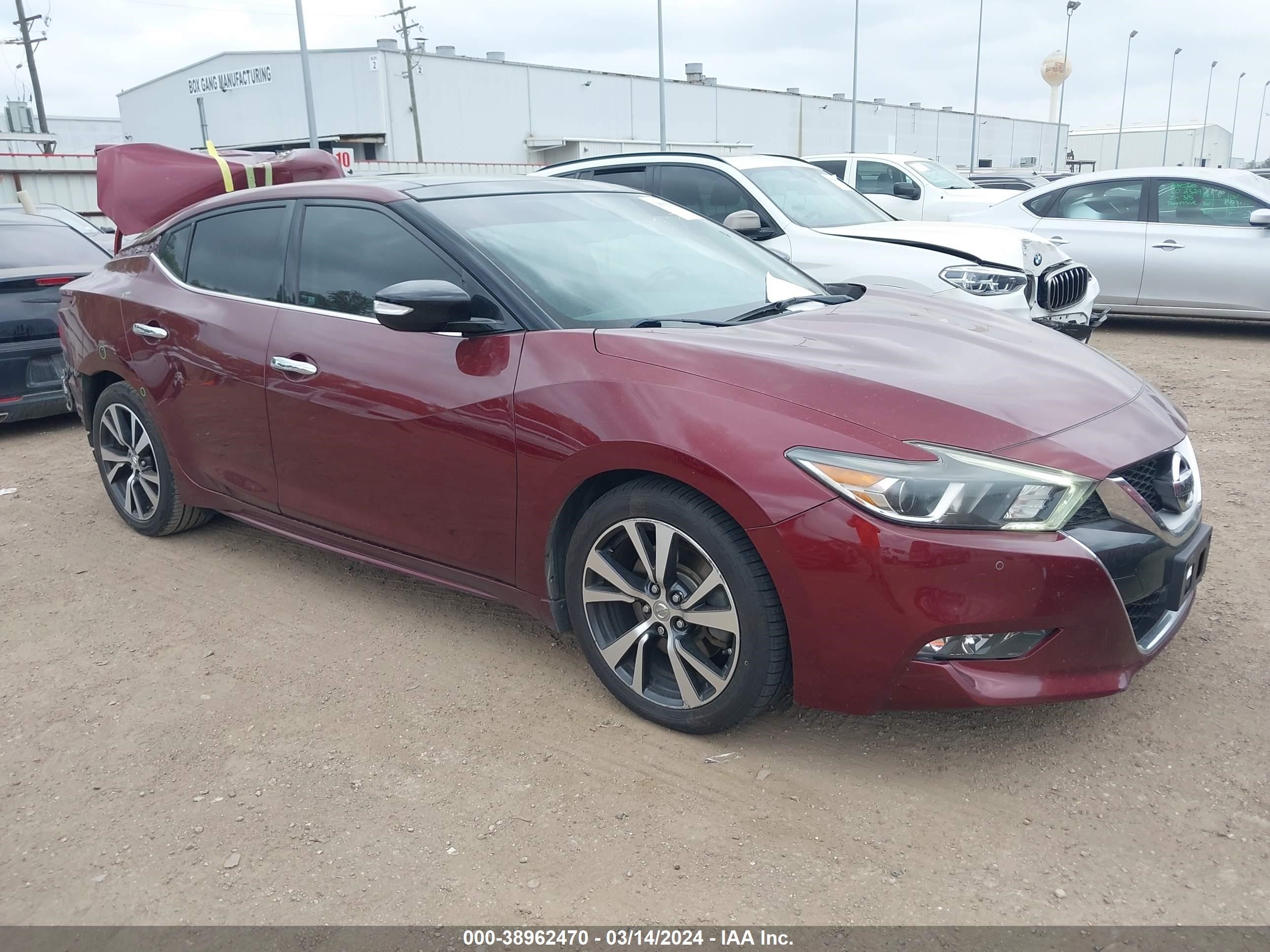 NISSAN MAXIMA 2017 1n4aa6ap8hc367941