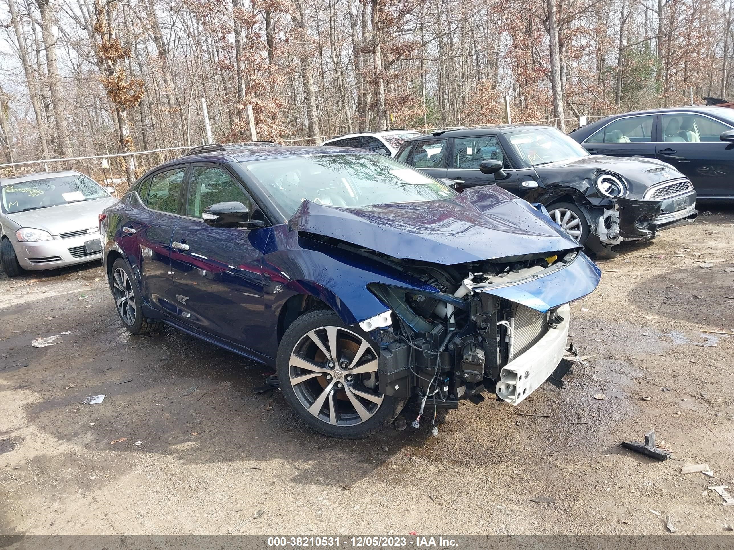 NISSAN MAXIMA 2017 1n4aa6ap8hc416054