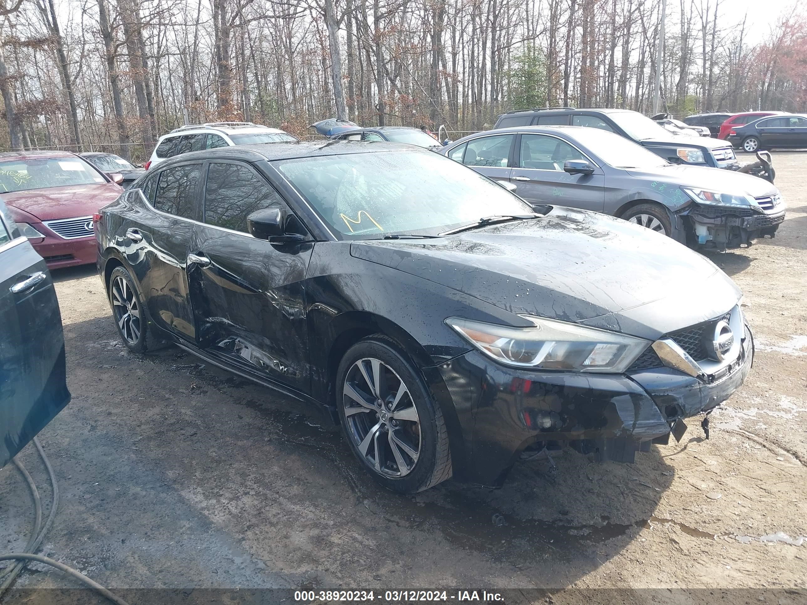 NISSAN MAXIMA 2016 1n4aa6ap9gc904816