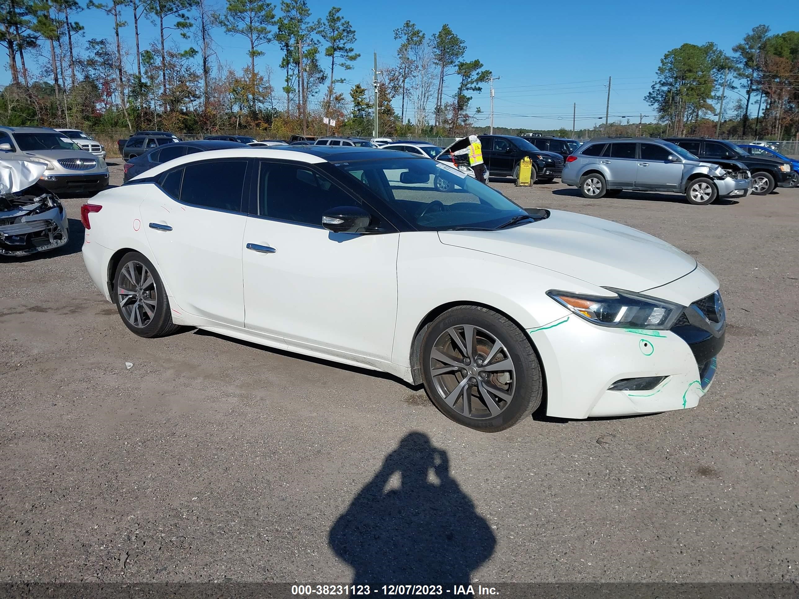 NISSAN MAXIMA 2017 1n4aa6ap9hc408187