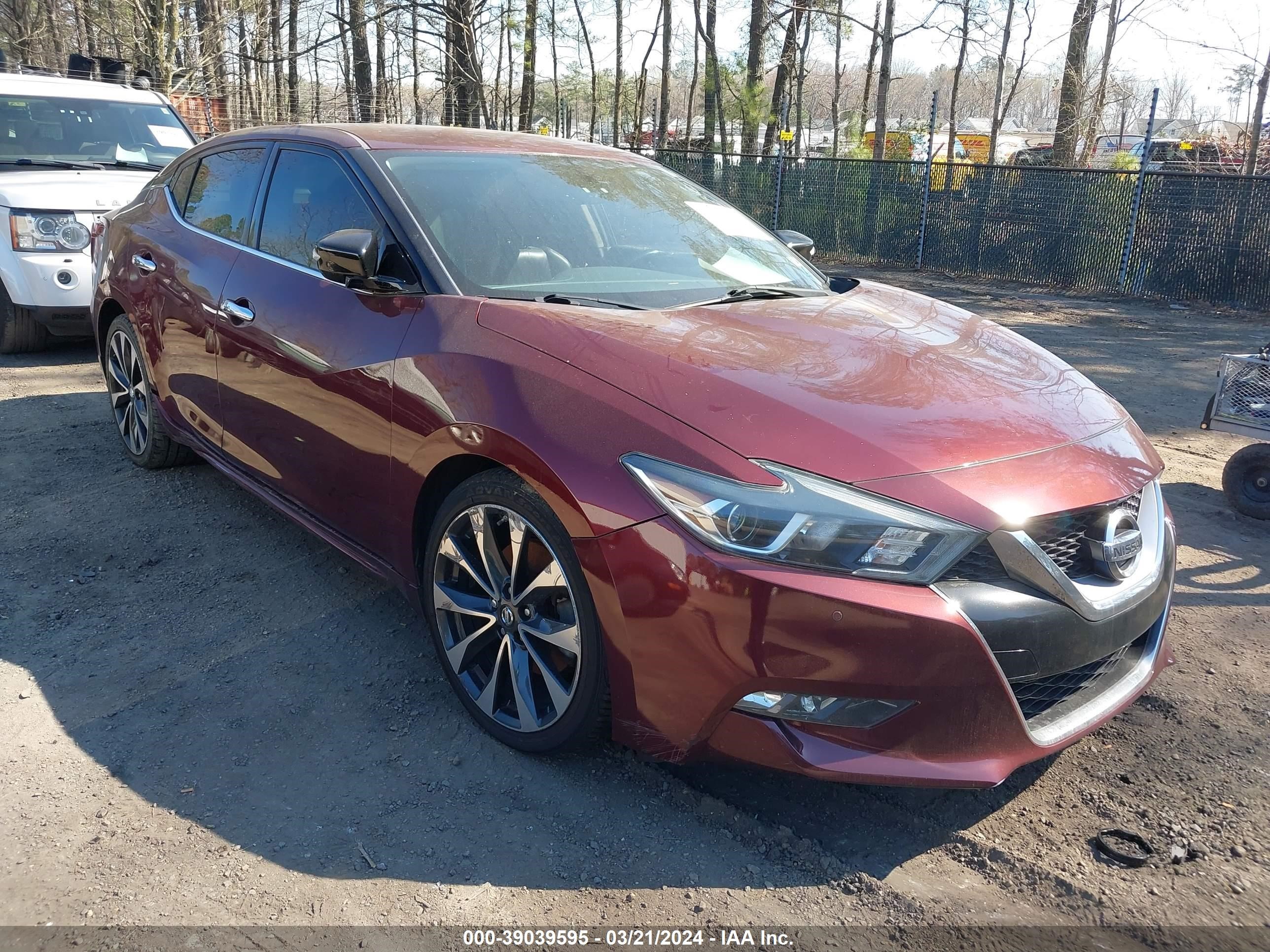 NISSAN MAXIMA 2016 1n4aa6apxgc405989