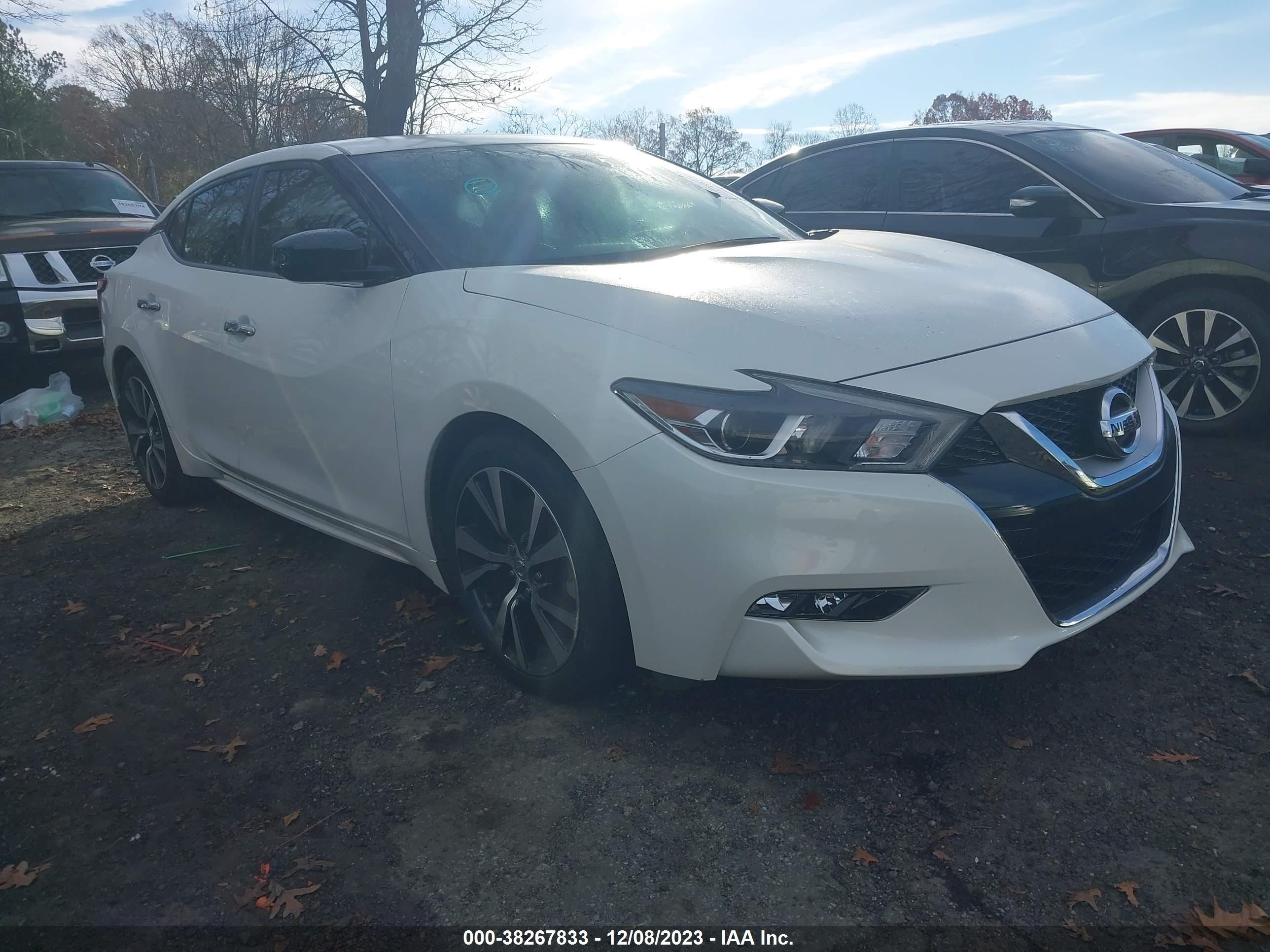 NISSAN MAXIMA 2017 1n4aa6apxhc408845