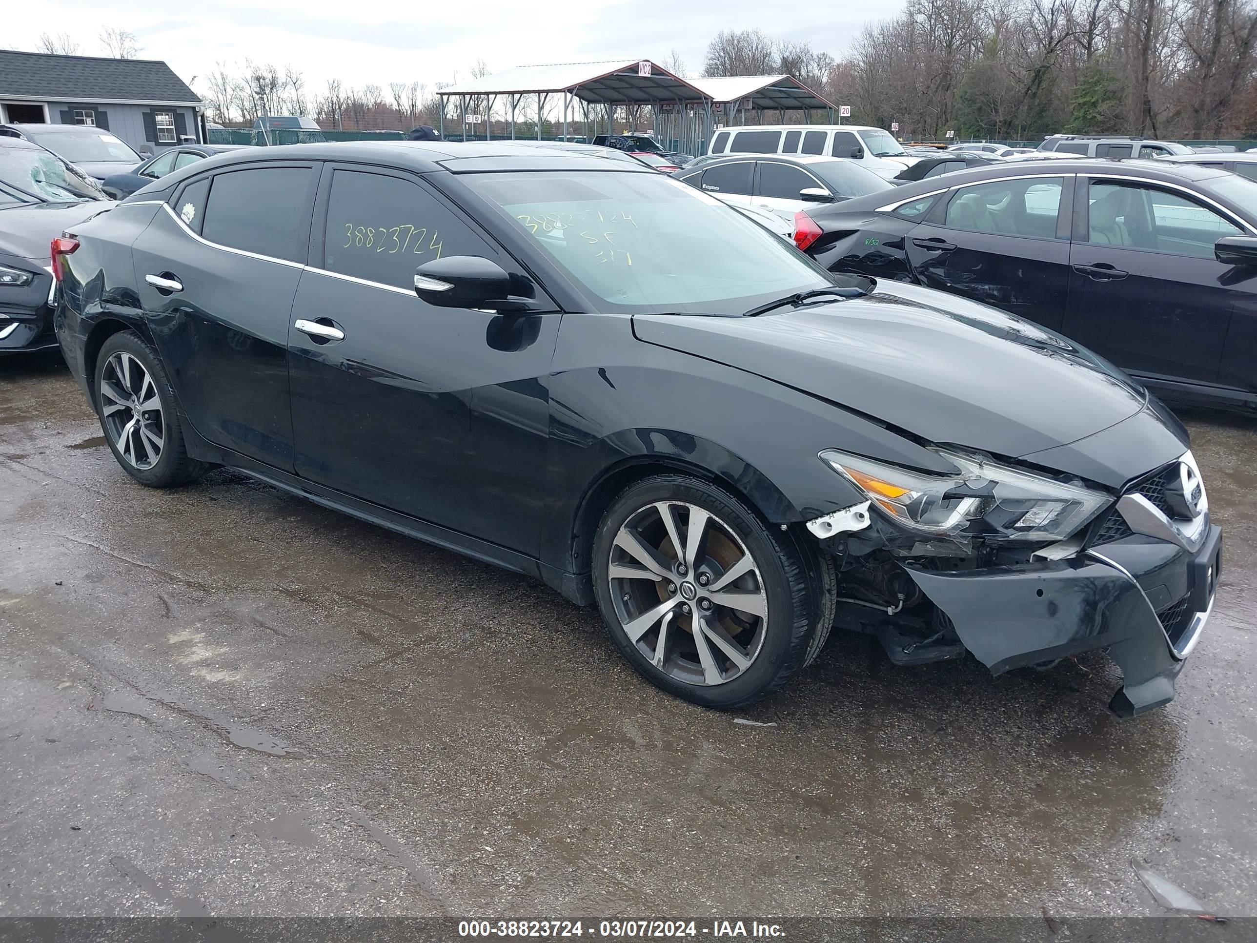 NISSAN MAXIMA 2017 1n4aa6apxhc438847