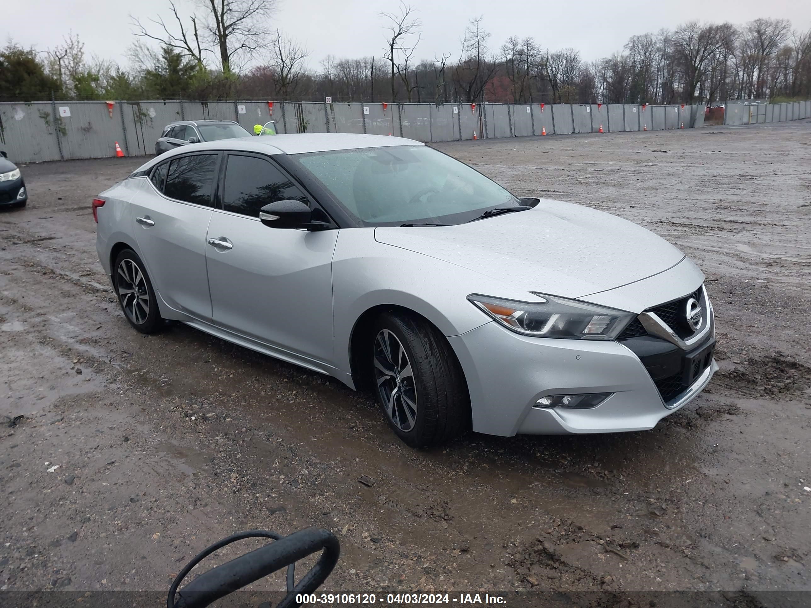 NISSAN MAXIMA 2018 1n4aa6apxjc390093