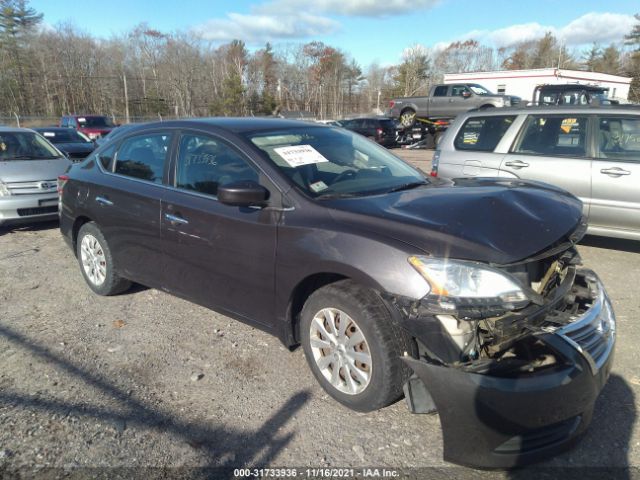 NISSAN SENTRA 2014 1n4ab7ap1en851985