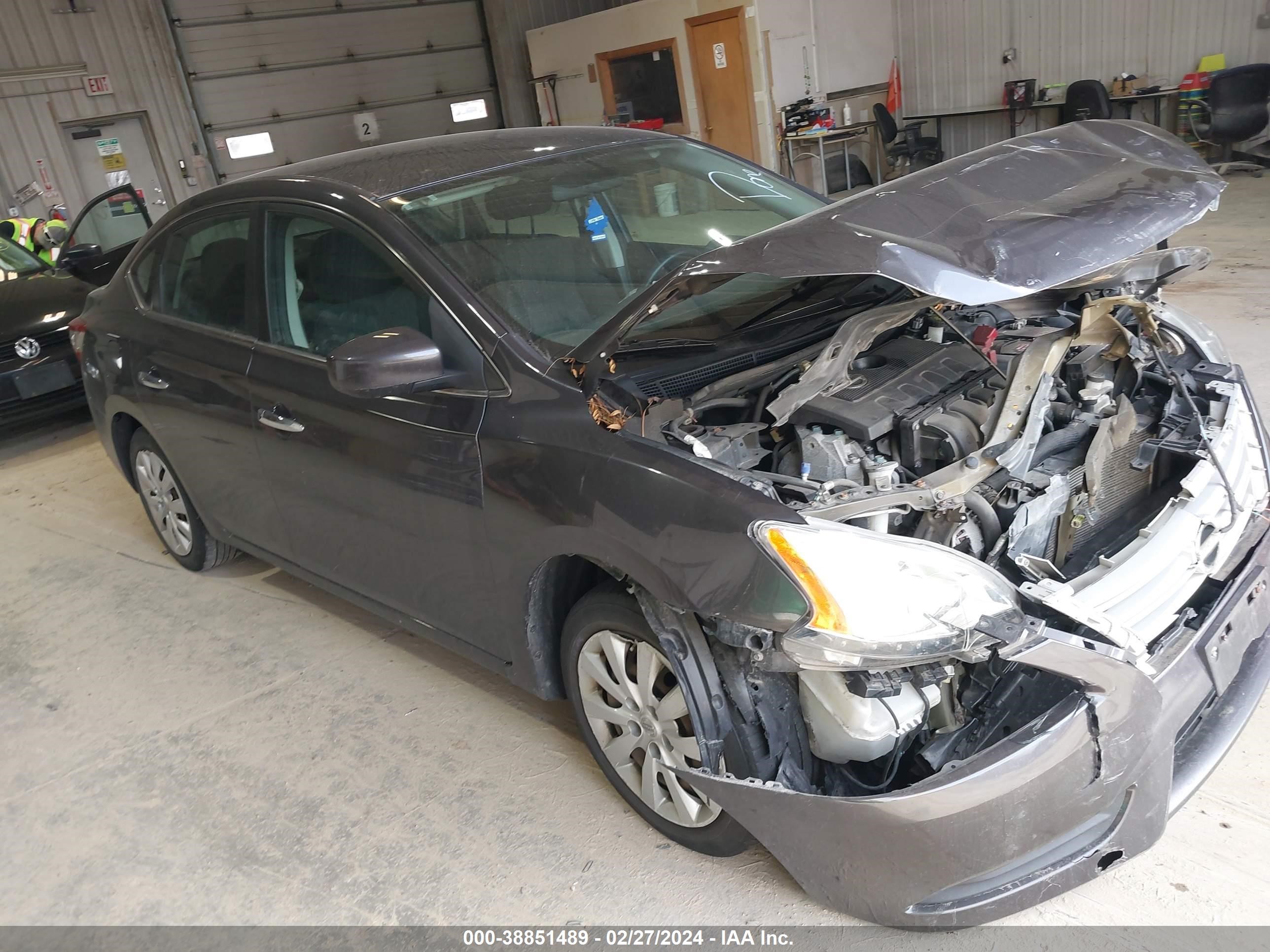 NISSAN SENTRA 2014 1n4ab7ap1en855941