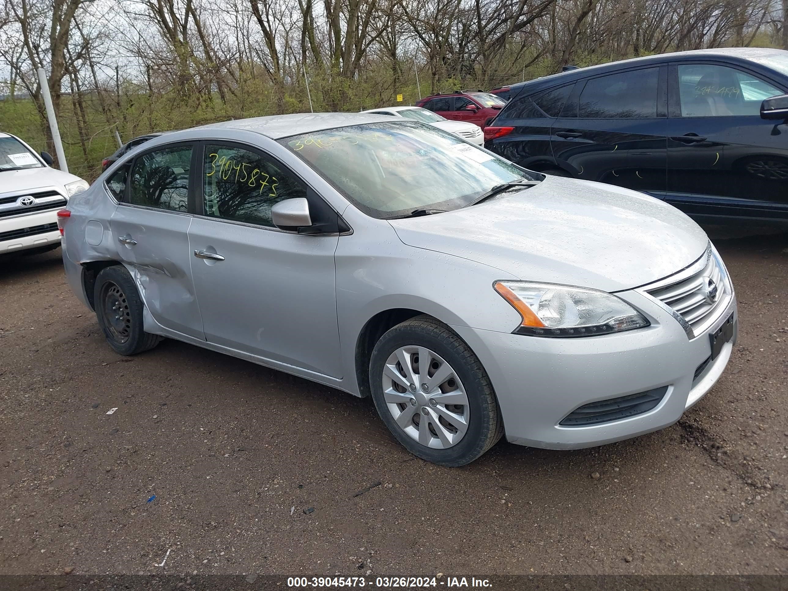 NISSAN SENTRA 2014 1n4ab7ap3en852166