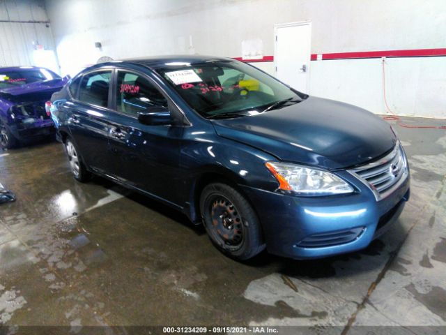 NISSAN SENTRA 2013 1n4ab7ap7dn901481