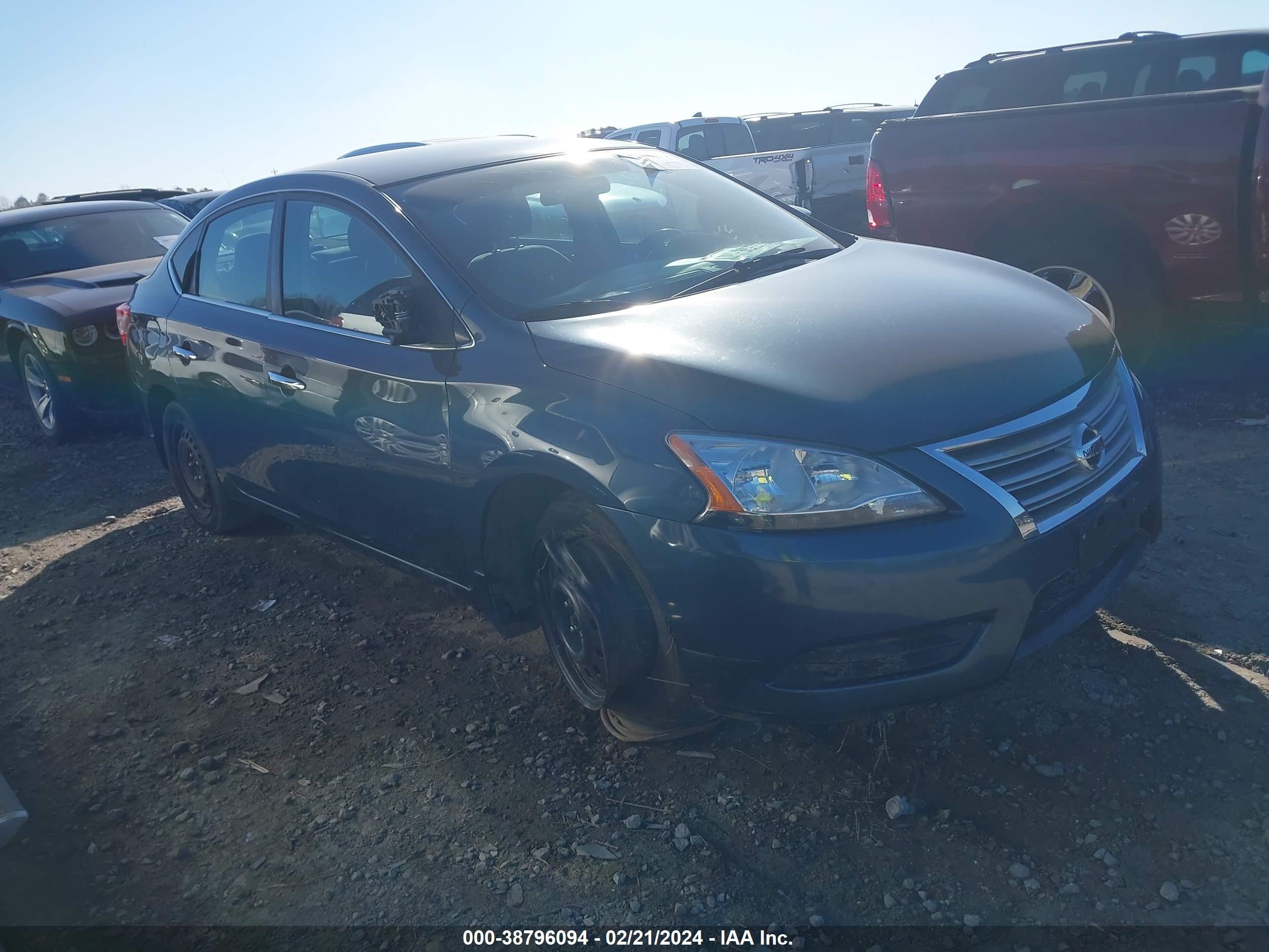 NISSAN SENTRA 2013 1n4ab7ap7dn902985