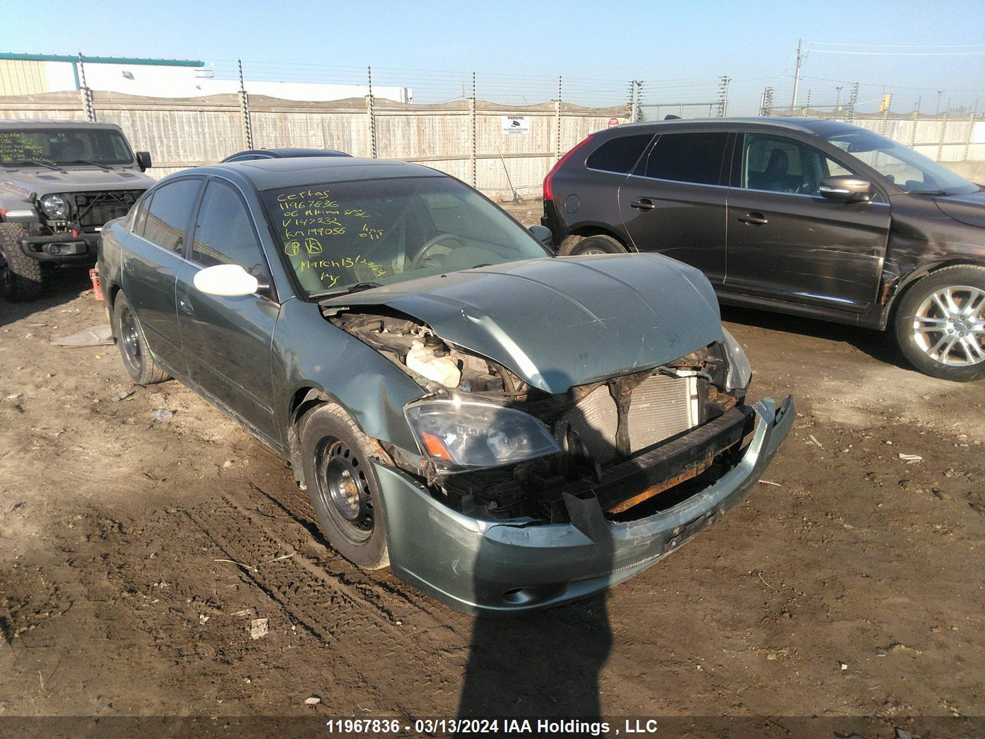 NISSAN ALTIMA 2006 1n4al11e76c147232