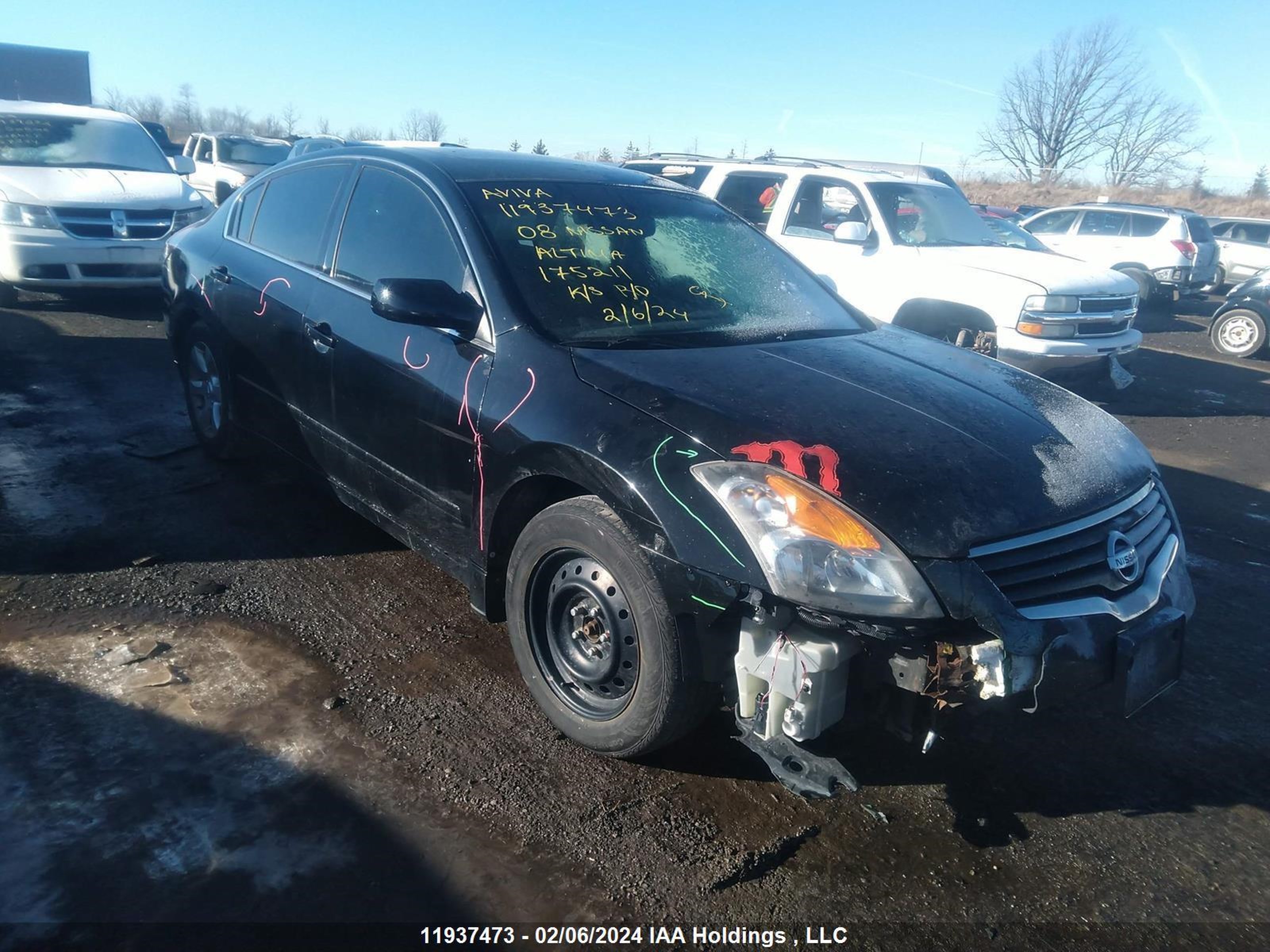 NISSAN ALTIMA 2008 1n4al21e68c175211