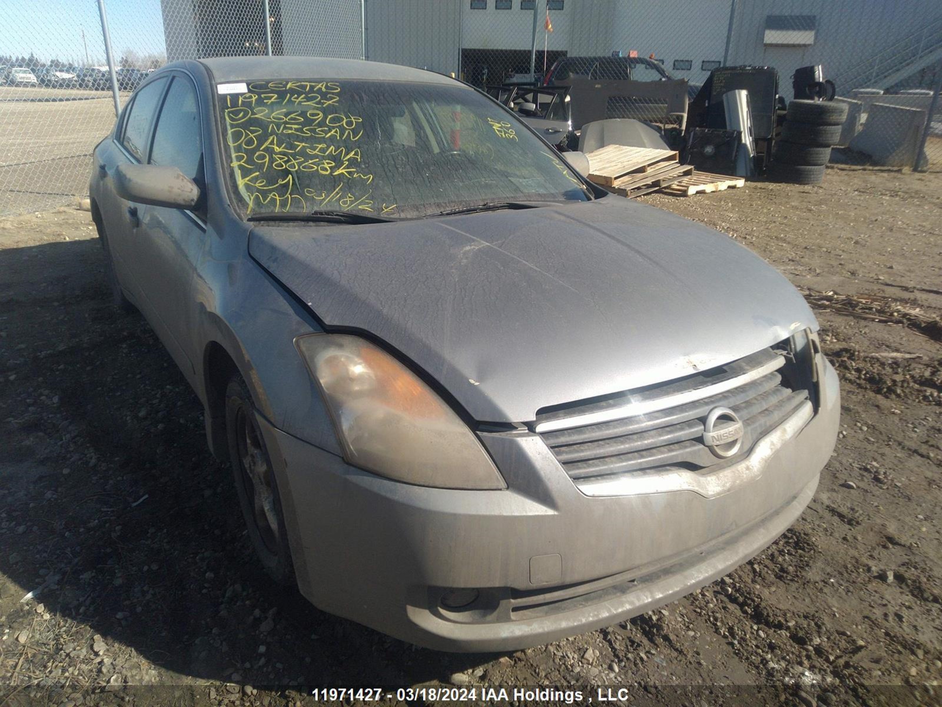 NISSAN ALTIMA 2008 1n4al21e78c266908