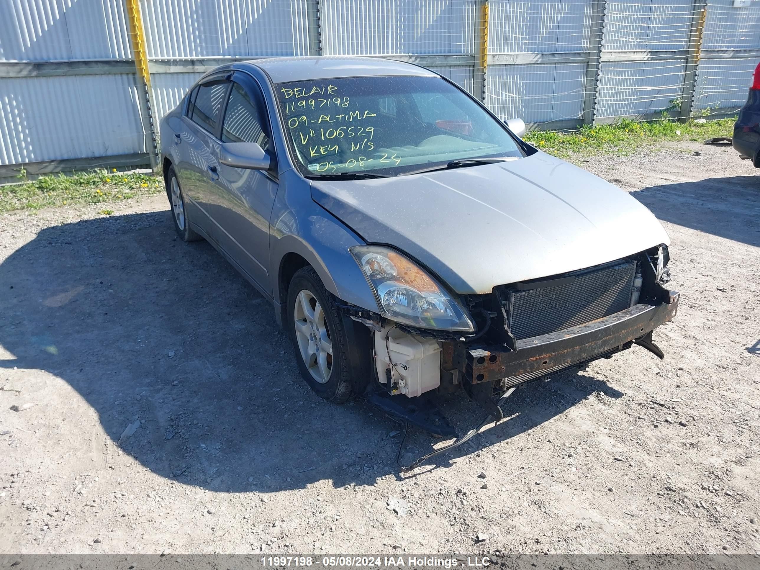 NISSAN ALTIMA 2009 1n4al21e99c106529